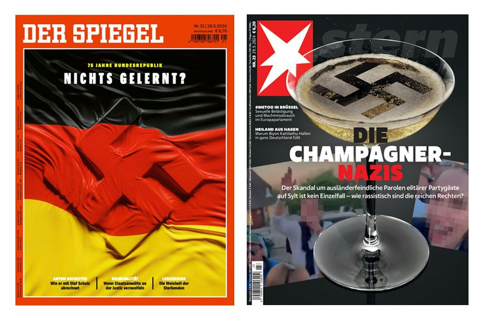 Nach Sylt-Skandal: Hakenkreuze auf Stern und Spiegel – Das gefährliche Reden vom Rechtsruck