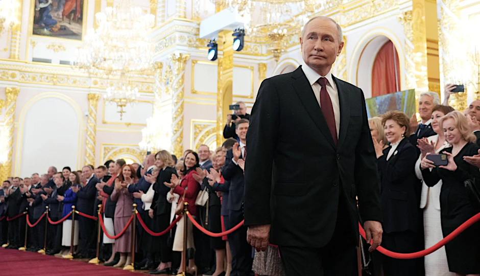 Russlands Präsident Wladimir Putin im Kreml in Moskau
