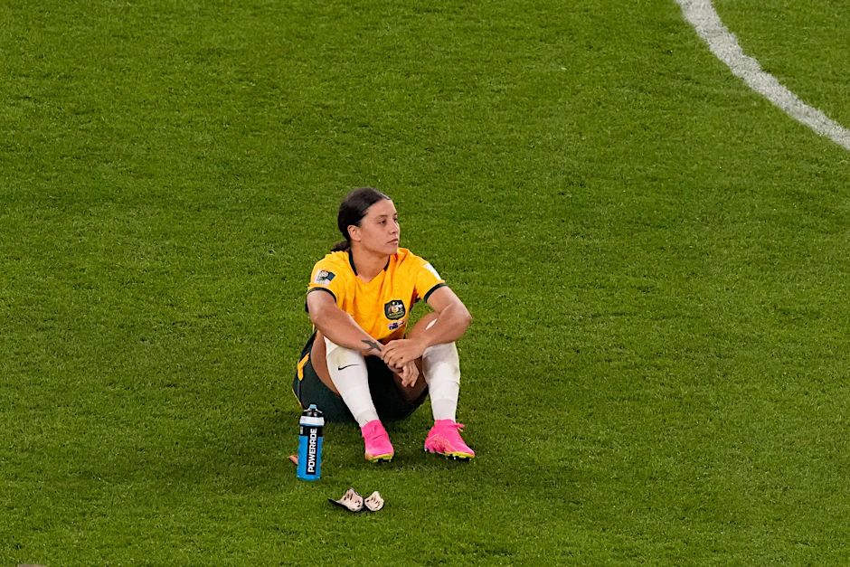 ARCHIV - Australiens Stürmerin Sam Kerr fällt für die Olympischen Spiele aus.  