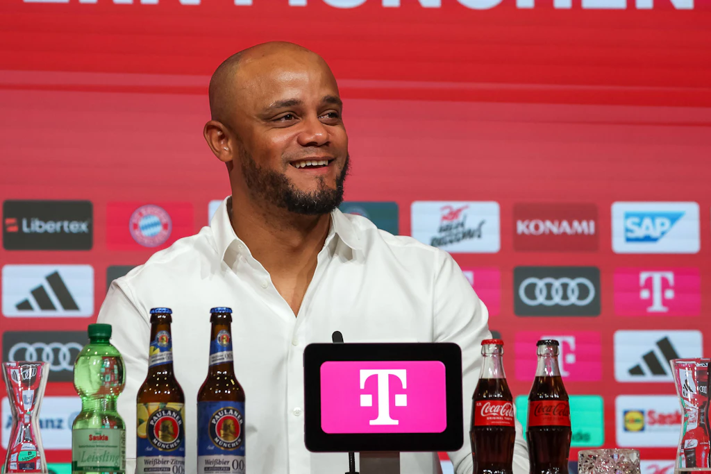 Kaum beim FC Bayern, klopft Vincent Kompany schon lockere Sprüche