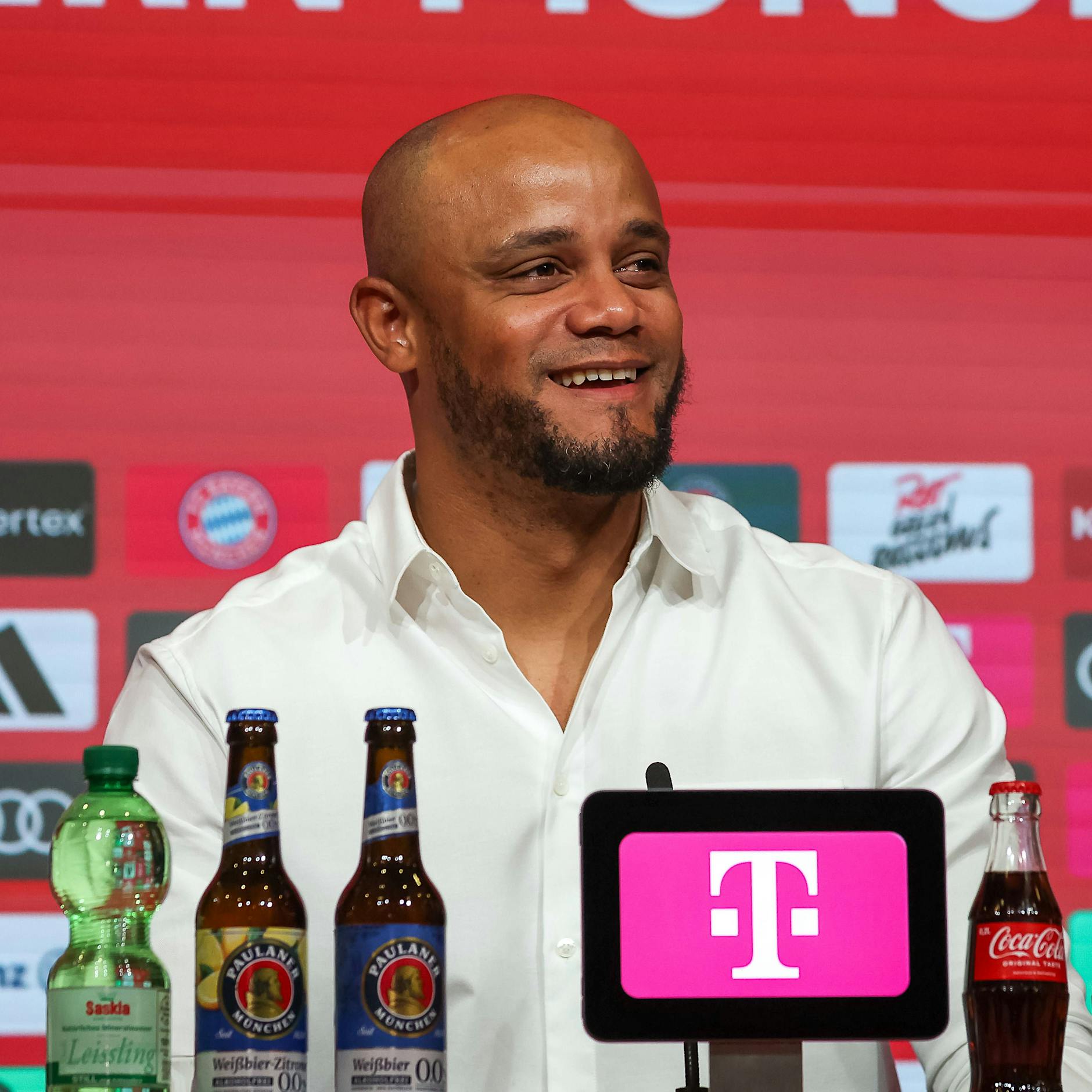 Kaum beim FC Bayern, klopft Vincent Kompany schon lockere Sprüche