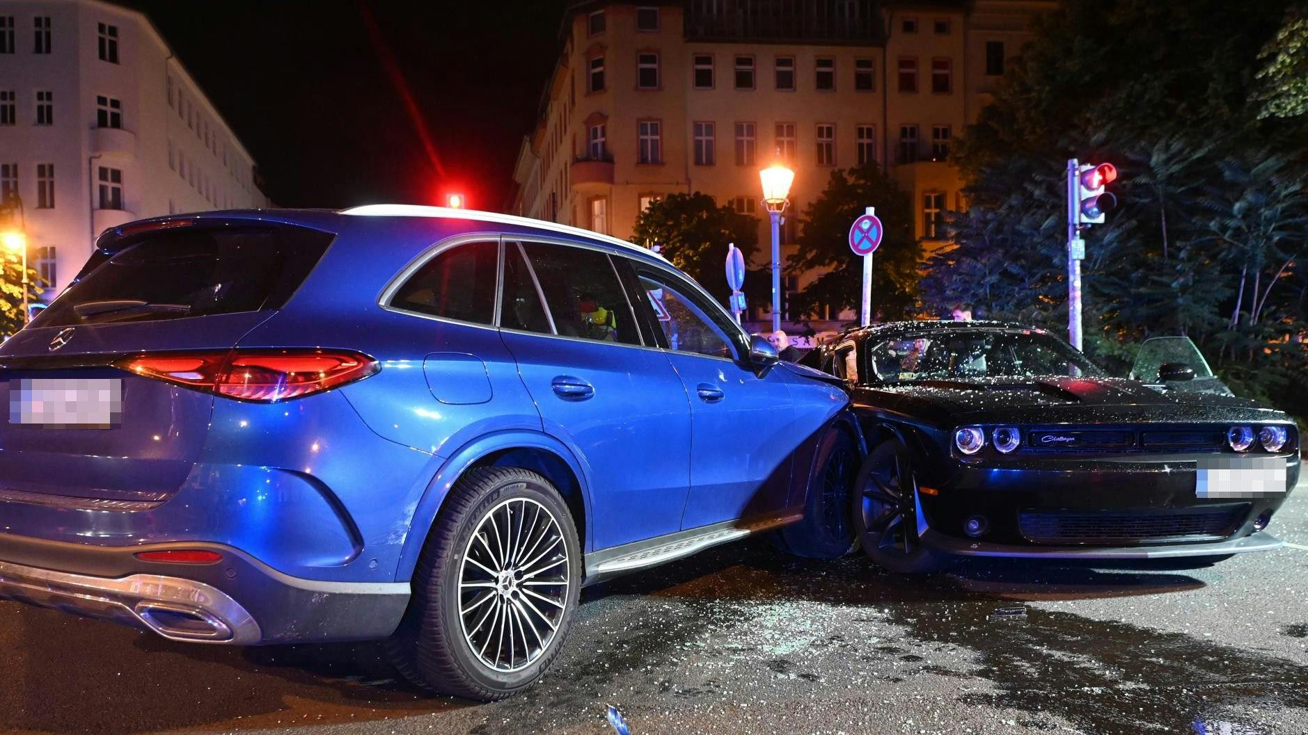 Am Unfallort in Kreuzberg.