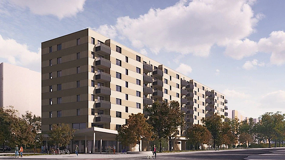 In Köpenick entstehen im sogenannten Klimahaus 112 neue Wohnungen.
