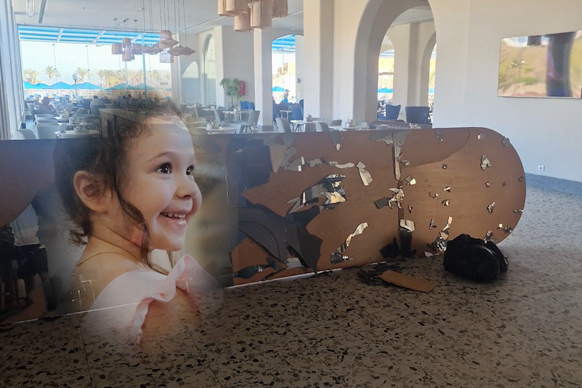 Amalia (4) wurde von dem fünf Meter hohen Hotelspiegel erschlagen.