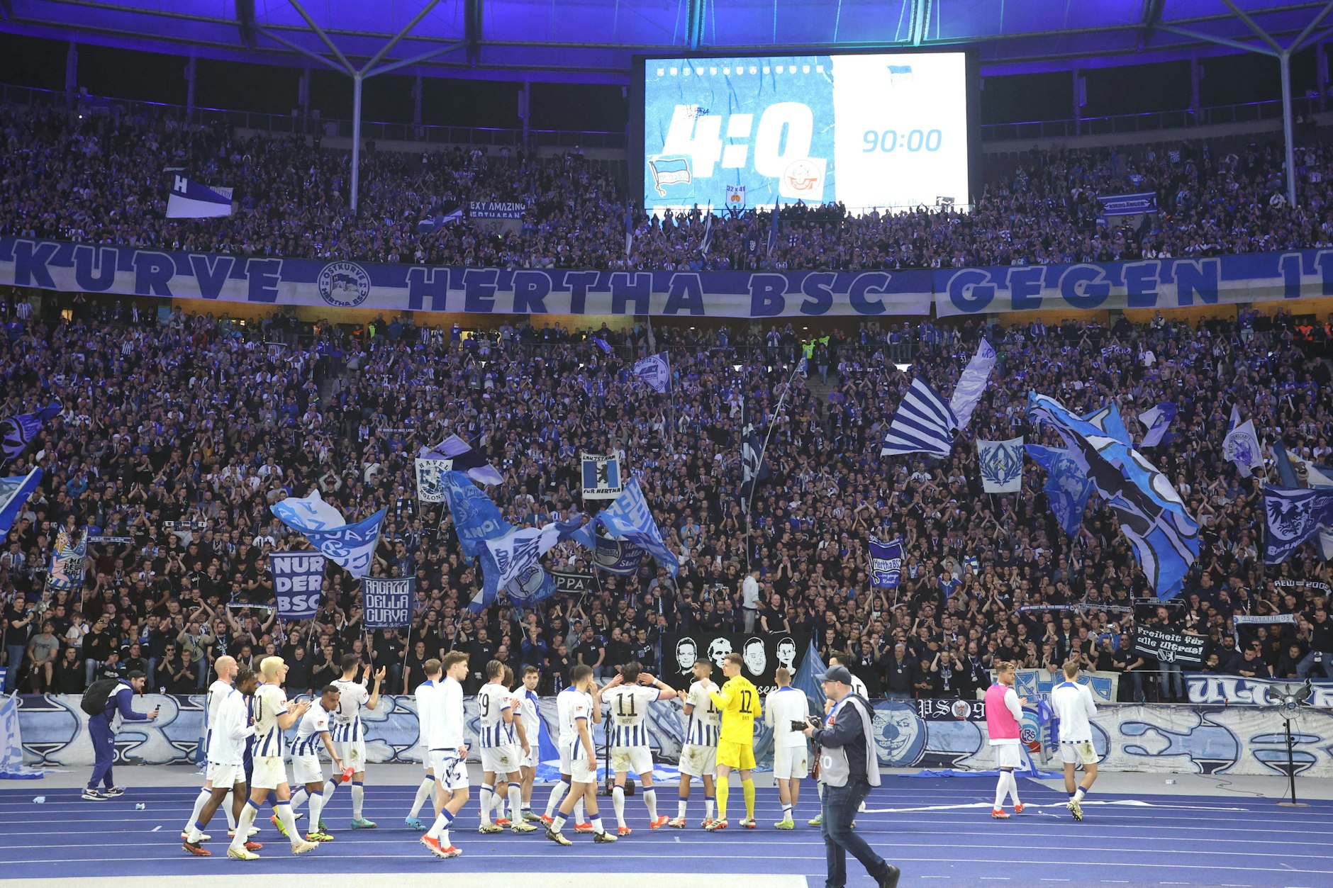 Hertha BSC gewann im April in der Zweiten Liga das Heimspiel gegen Rostock mit 4:0. So einfach wird es bei Hansa im DFB-Pokal nicht.