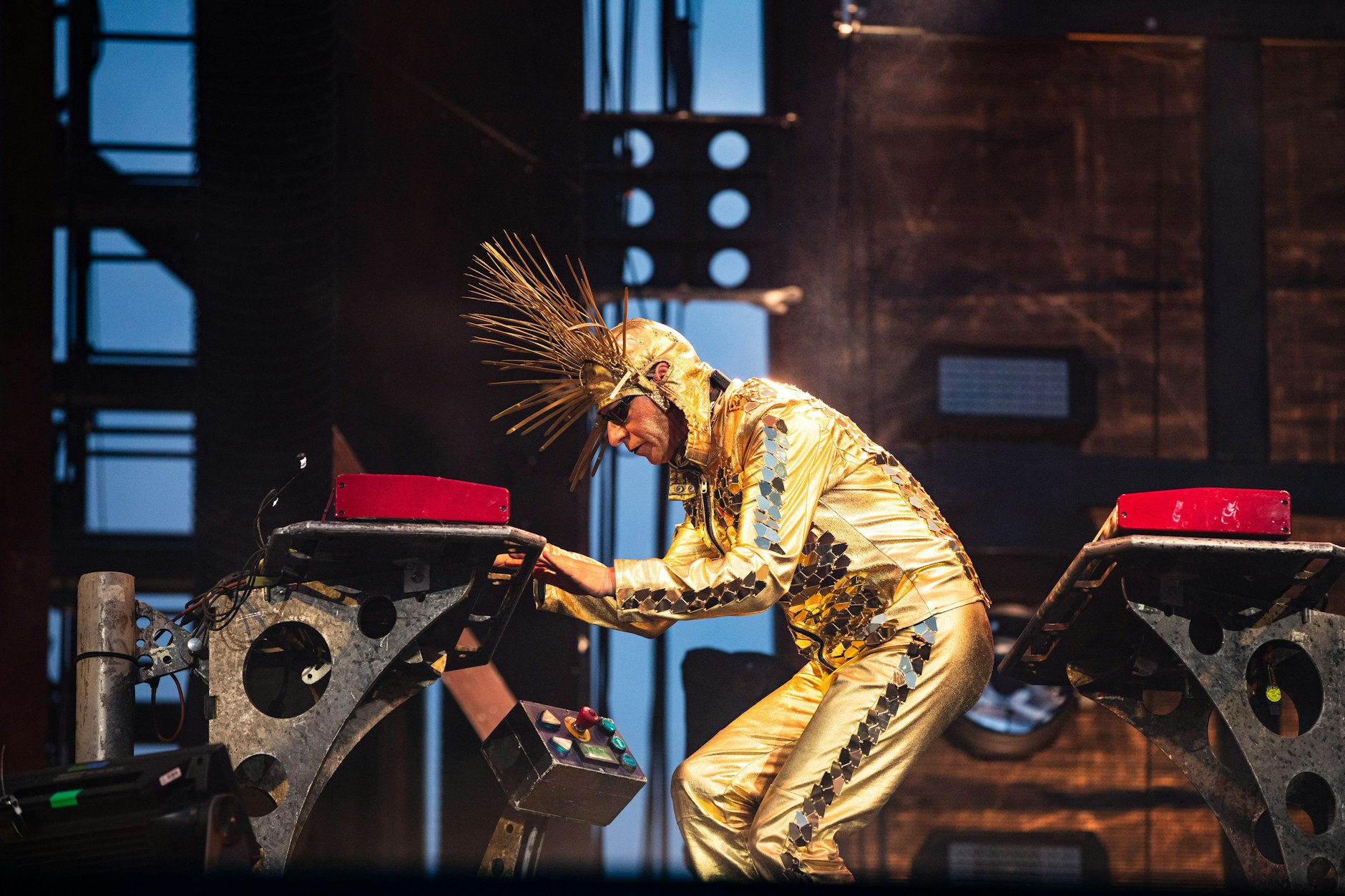 Christian „Flake“ Lorenz ist der Keyboarder von Rammstein, tourt mit der Band gerade durch Europa.