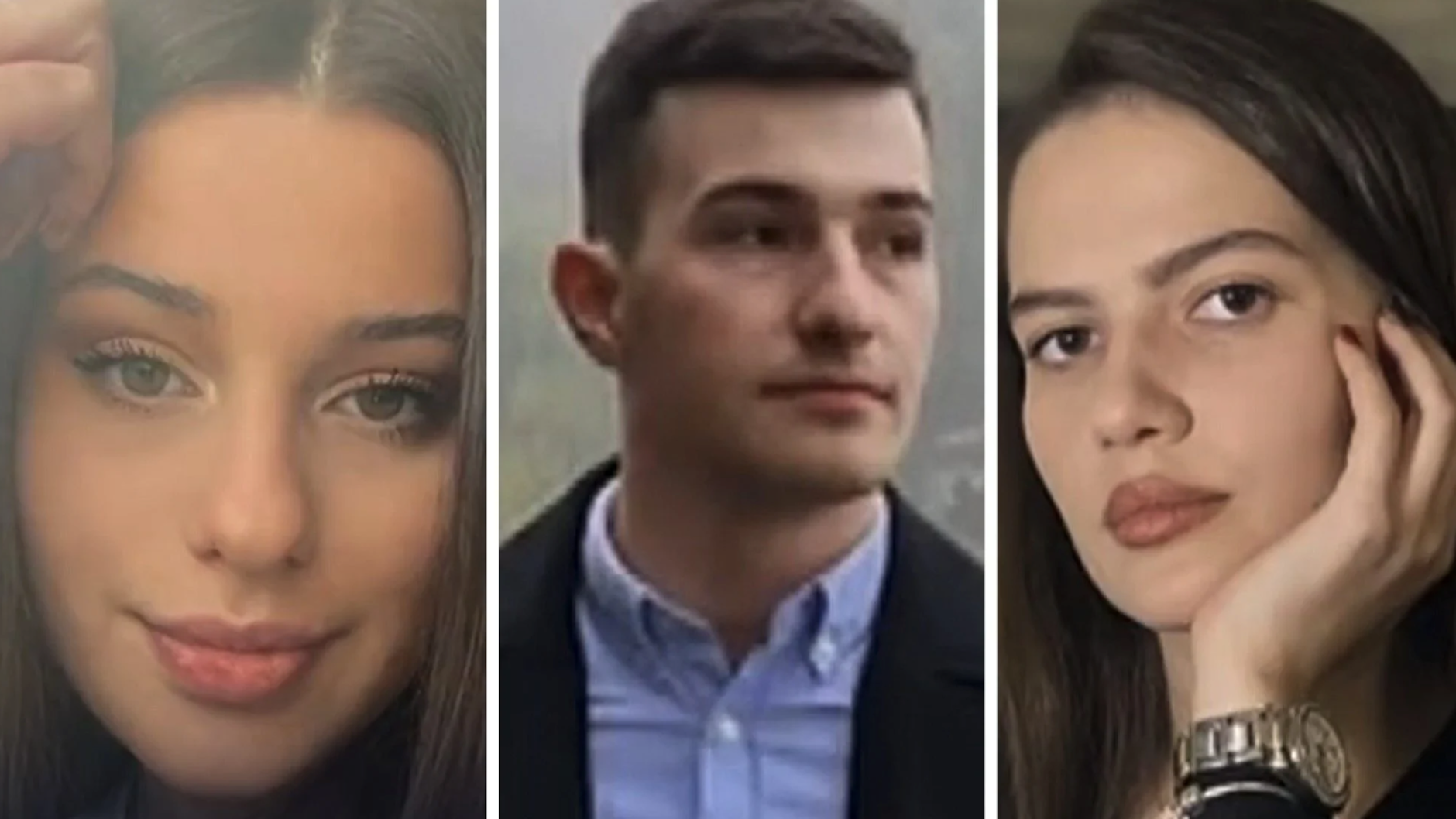 Patrizia Cormos (20), Cristian Molnar (25) und Biance Doros (23) wurden von der Flut überrascht.