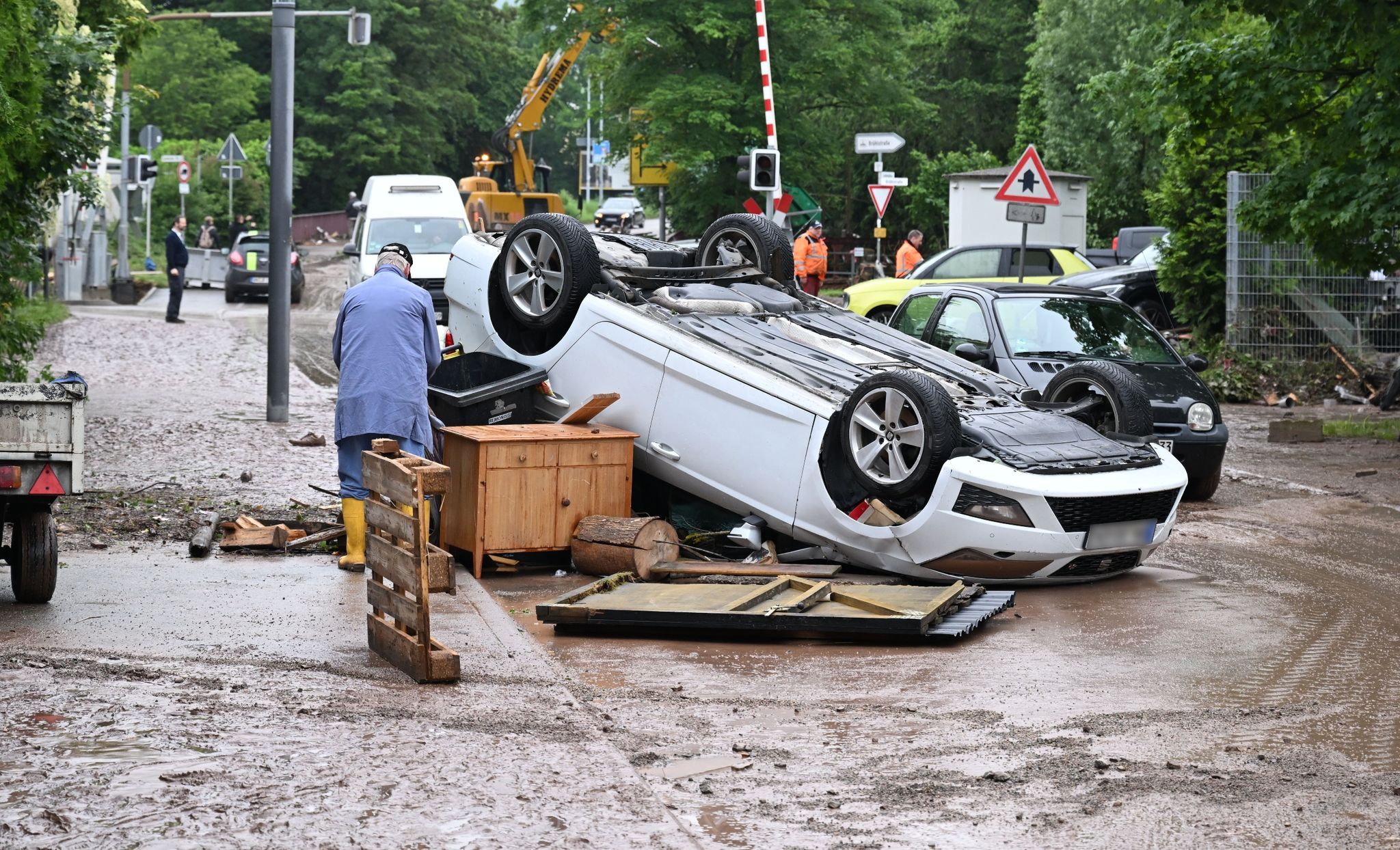 Image - Hochwasser in Bayern: Frau ertrinkt nach Unfall