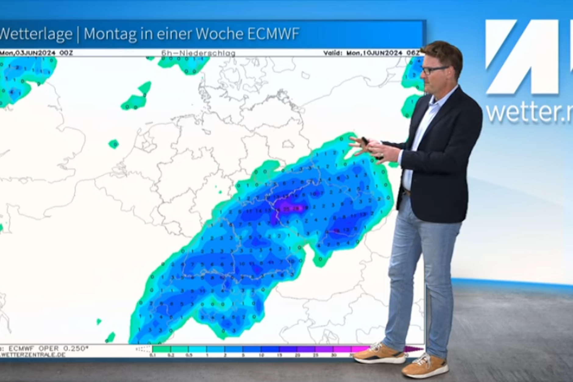Das Wetter bleibt super-nass, neues Hochwasser am kommenden Wochenende nicht ausgeschlossen, erklärt Wetter-Experte Dominik Jung.