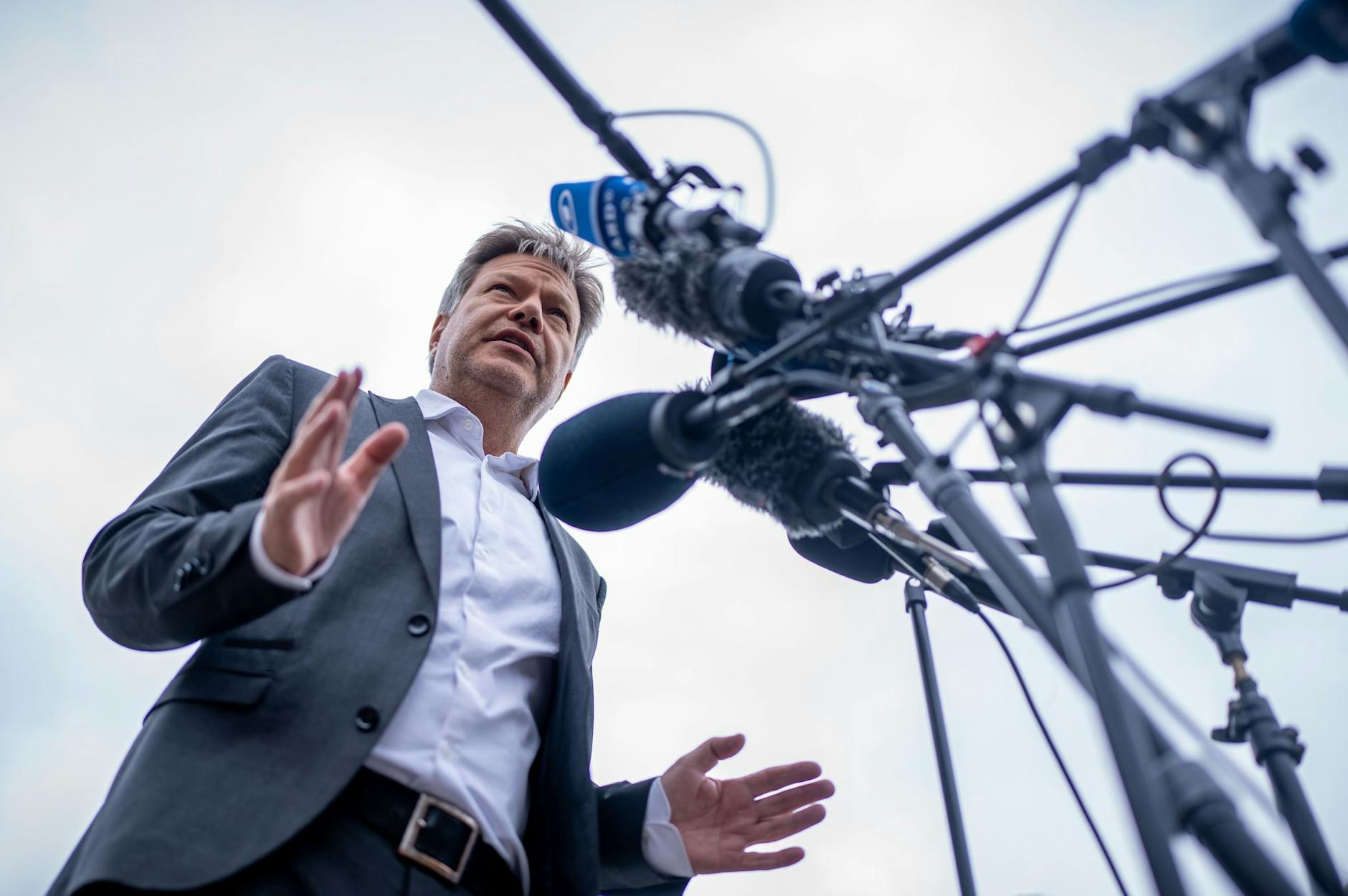 «Da liegt Geld, da sind Unternehmen. Jetzt bringen wir es zusammen»: Bundeswirtschaftsminister Robert Habeck.