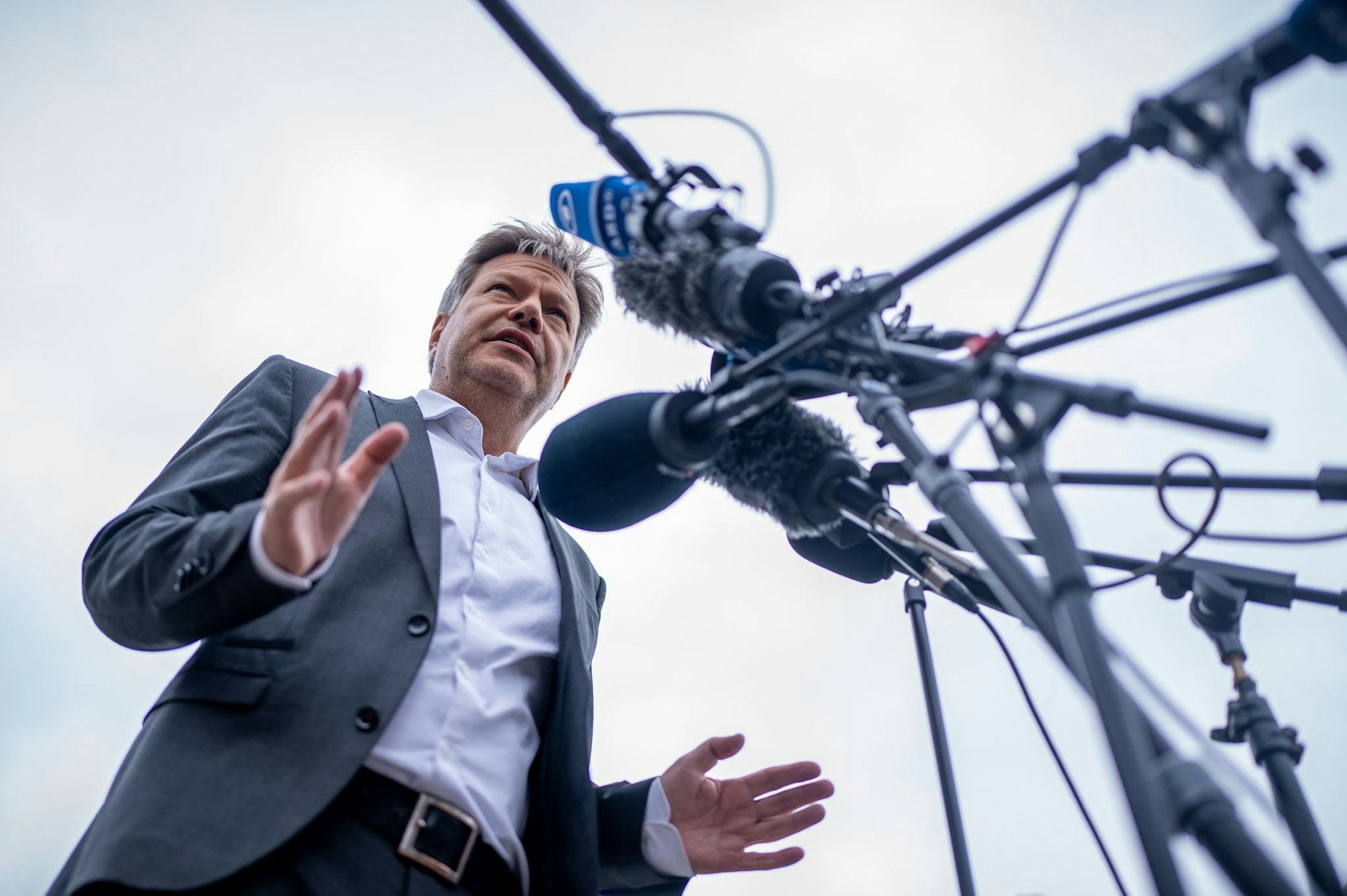 «Da liegt Geld, da sind Unternehmen. Jetzt bringen wir es zusammen»: Bundeswirtschaftsminister Robert Habeck.  