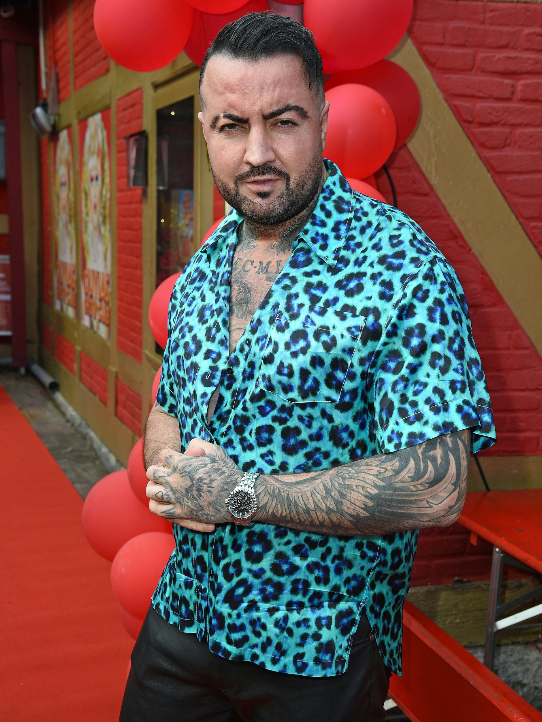 Cosimo Citiolo schien auf der Party von Olivia Jones schon ziemlich angetrunken zu sein.