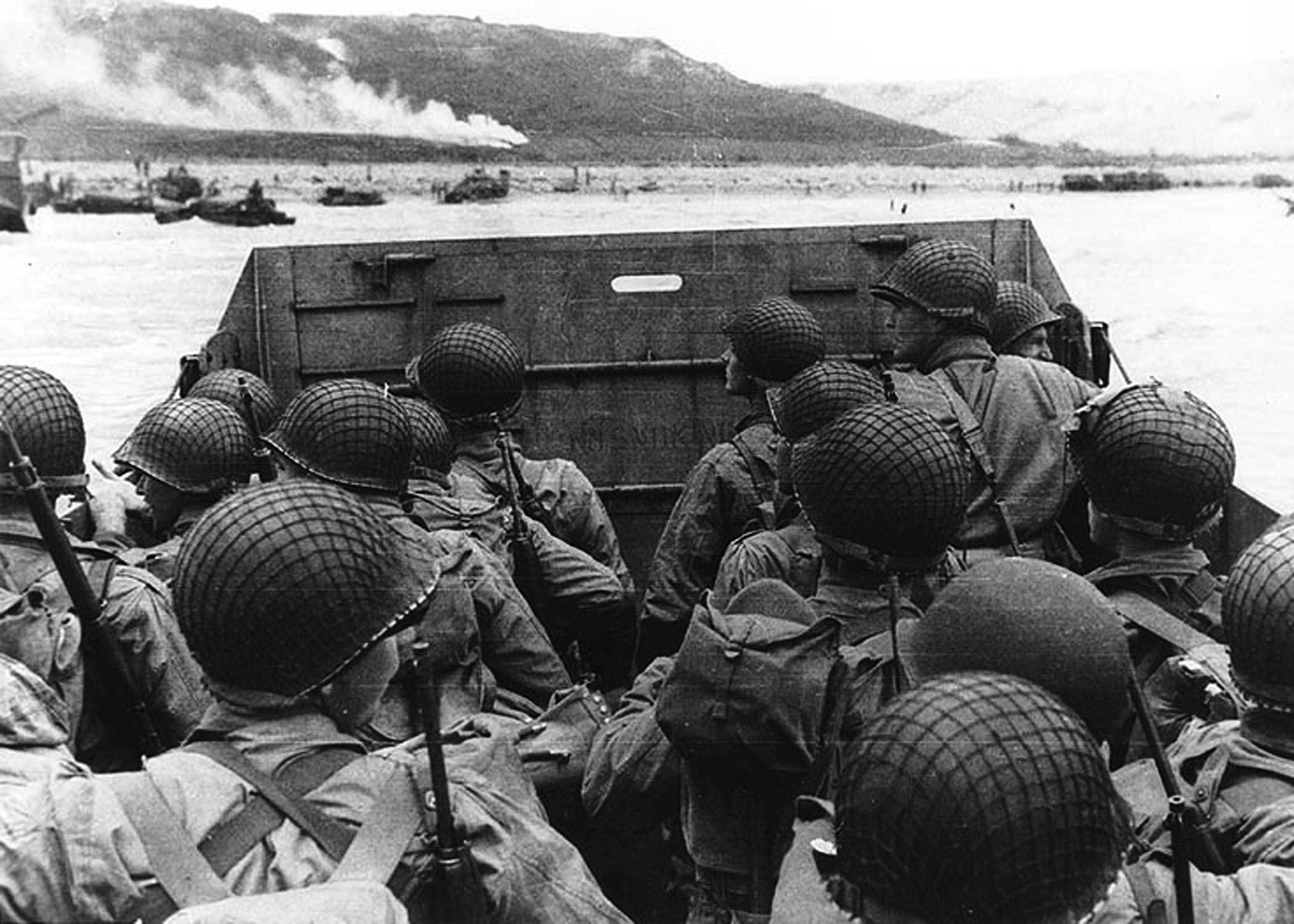 D-Day am Omaha Beach in der Normandie: Strand voller Blut