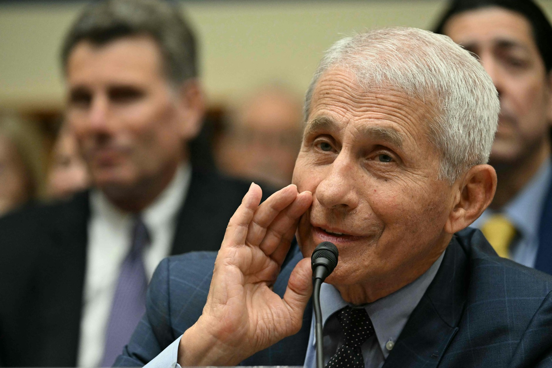 Dr. Anthony Fauci, ehemaliger Direktor des Nationalen US-Instituts für infektiöse Krankheiten und Allergien (NIAID), spricht beim Corona-Untersuchungsausschuss in Washington am Montag, 3. Juni.&nbsp;