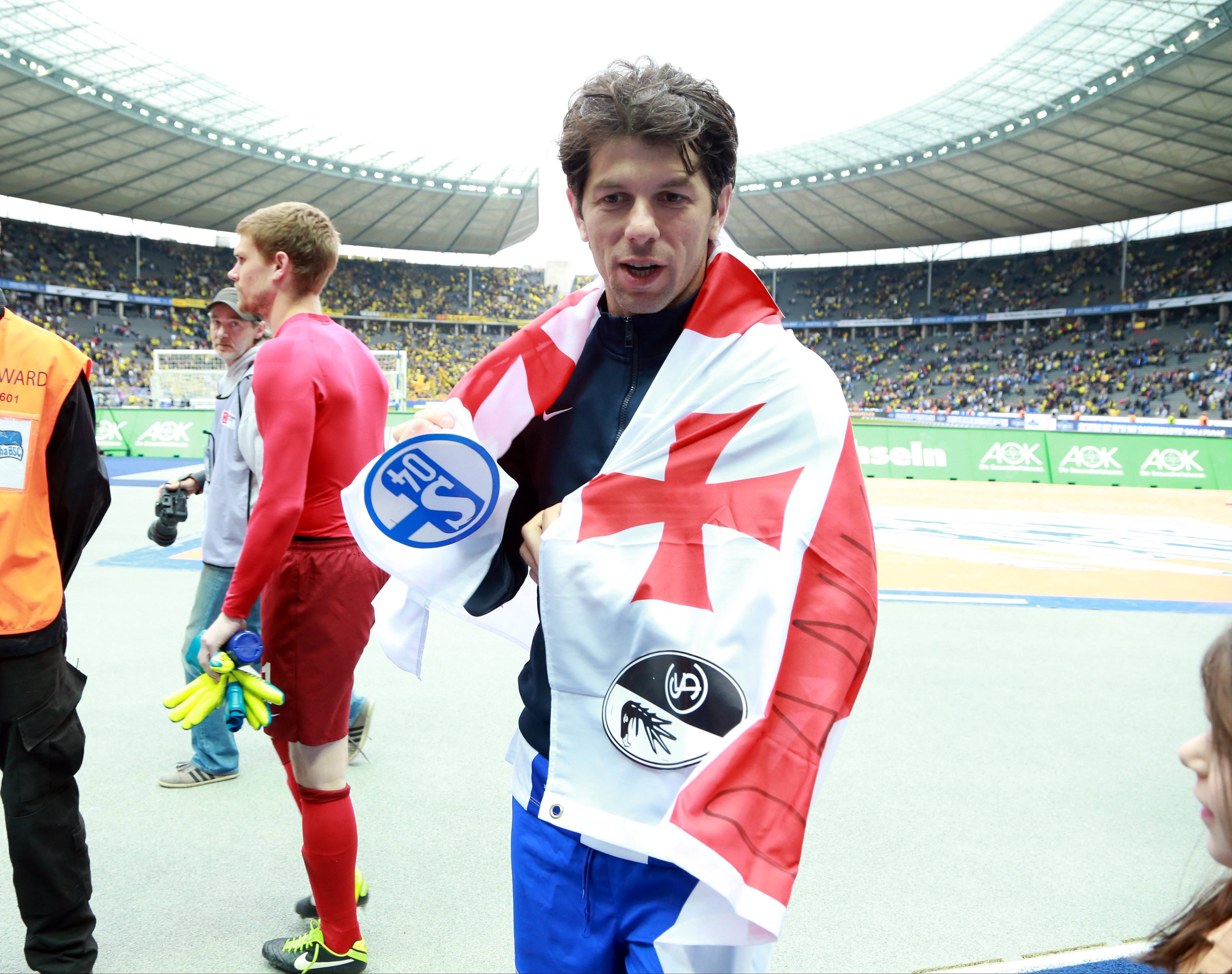 Mit Willy Sagnol zog der Ex-Herthaner Lewan Kobiaschwili das große Los