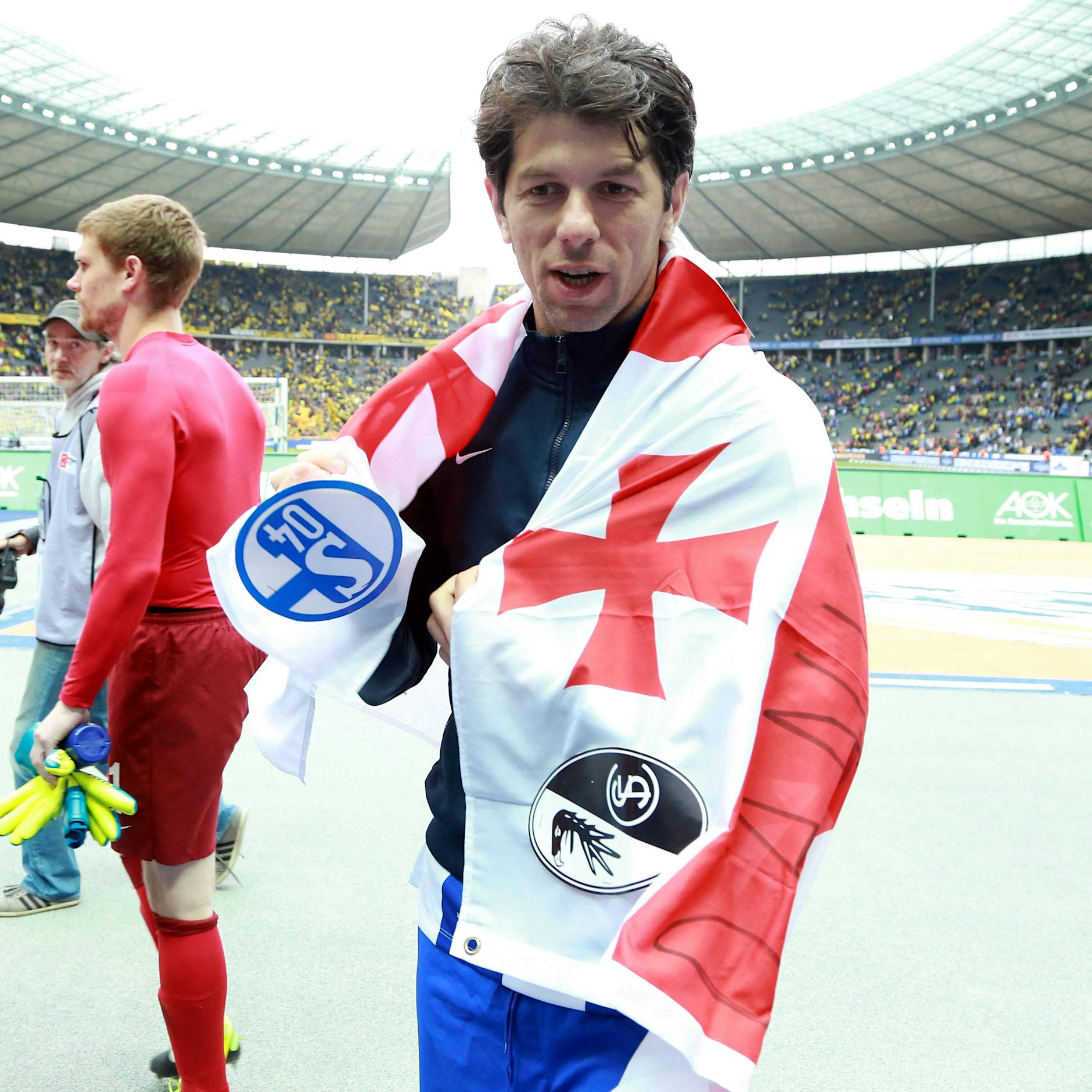 Mit Willy Sagnol zog der Ex-Herthaner Lewan Kobiaschwili das große Los