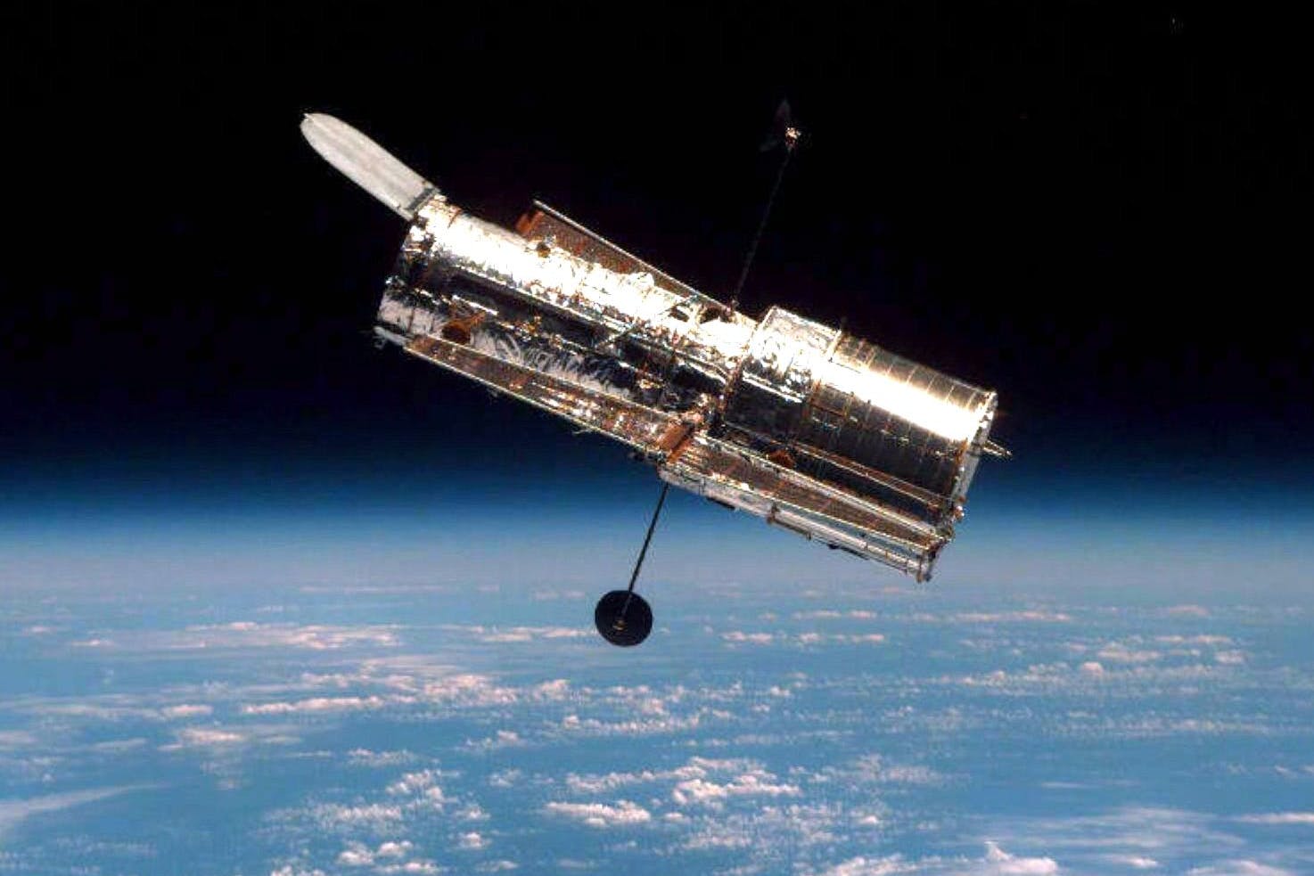 Das Weltraumteleskop Hubble.