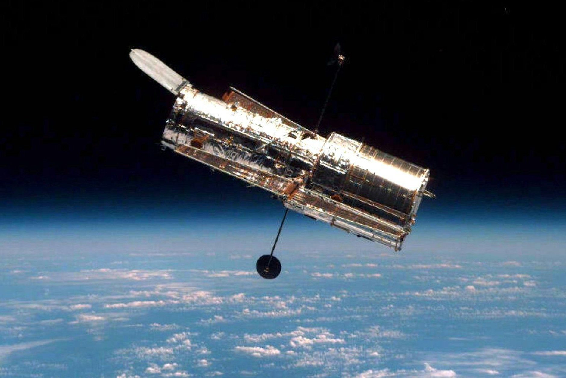 Das Weltraumteleskop Hubble.