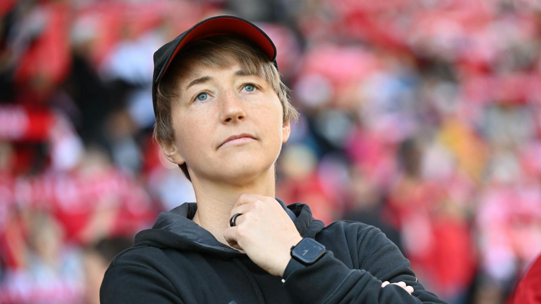 Ailien Poese, Trainerin der Frauenmannschaft des 1. FC Union, blickt auf eine perfekte Saison zurück.