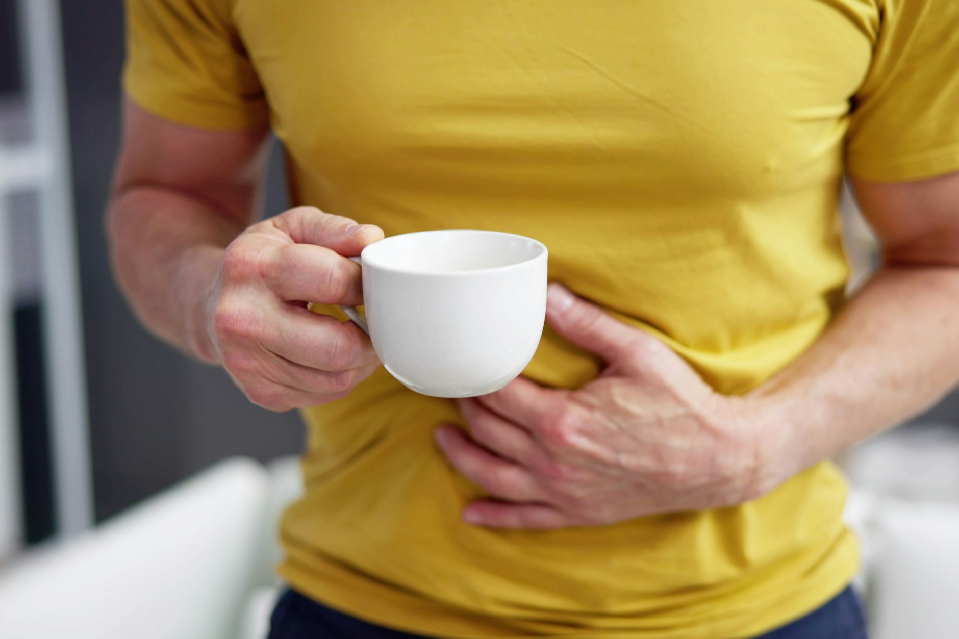Er musste beim Frühstück husten, da fiel einem Mann in Florida ein Teil seines Darmes aus dem Bauch.