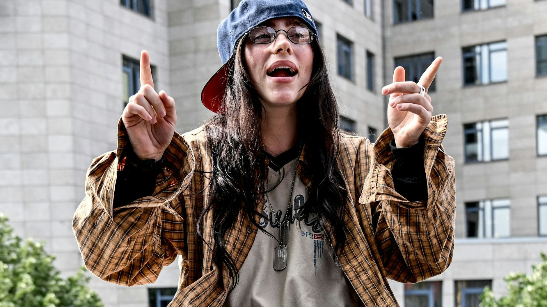 Sängerin Billie Eilish in Berlin