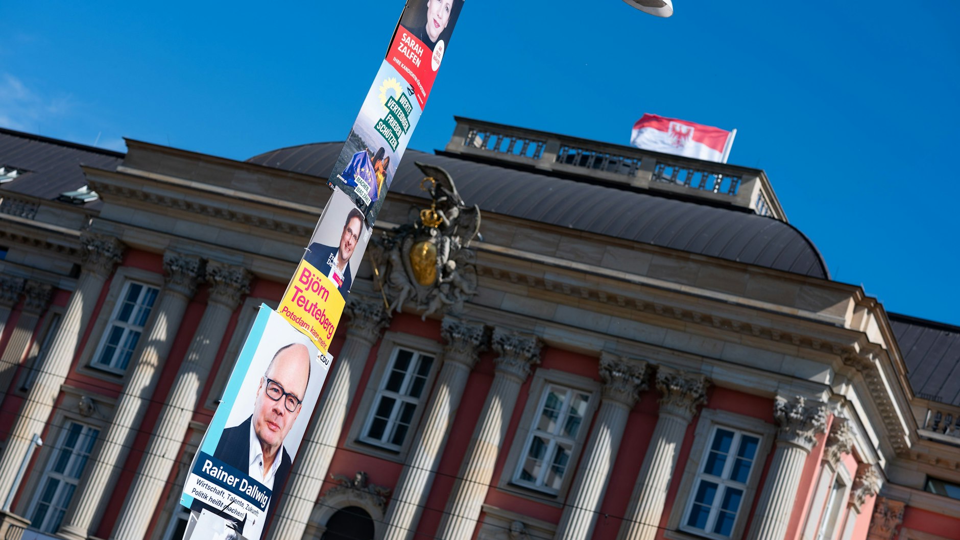 In Potsdam wird heute über die Stadtverordnetenversammlung und die Ortsbeiräte abgestimmt.