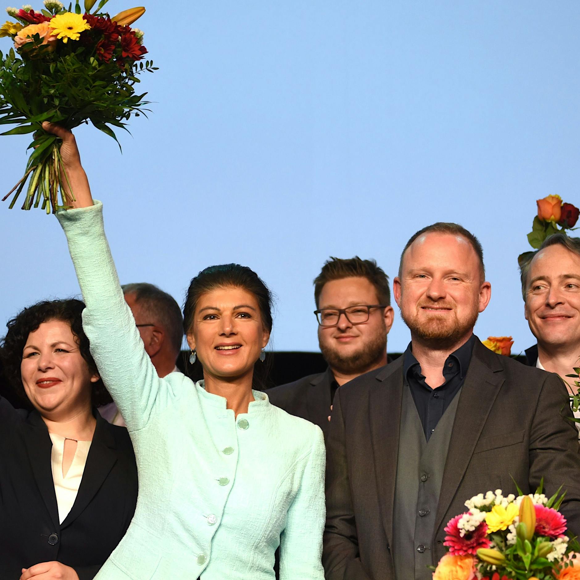 Europawahl: So feiert das Bündnis Sahra Wagenknecht in Berlin – Strack-Zimmermann ausgebuht