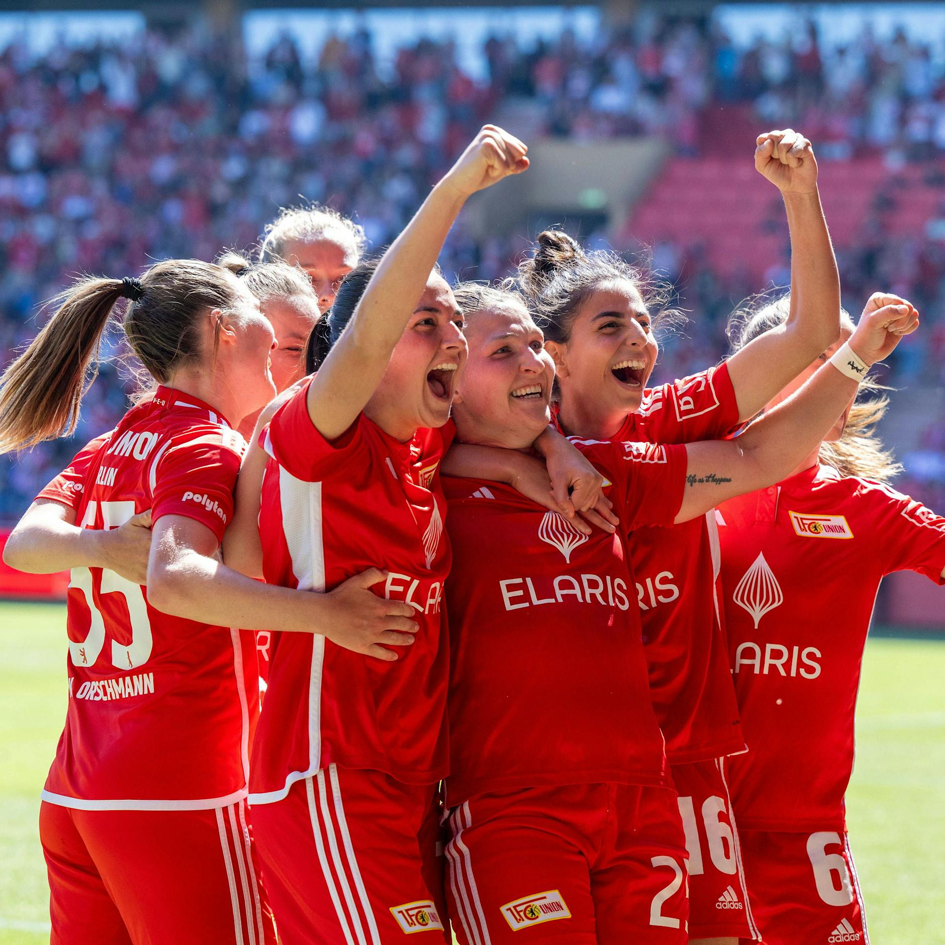 8:0! Union-Frauen stürmen mit Torfestival in die Zweite Liga