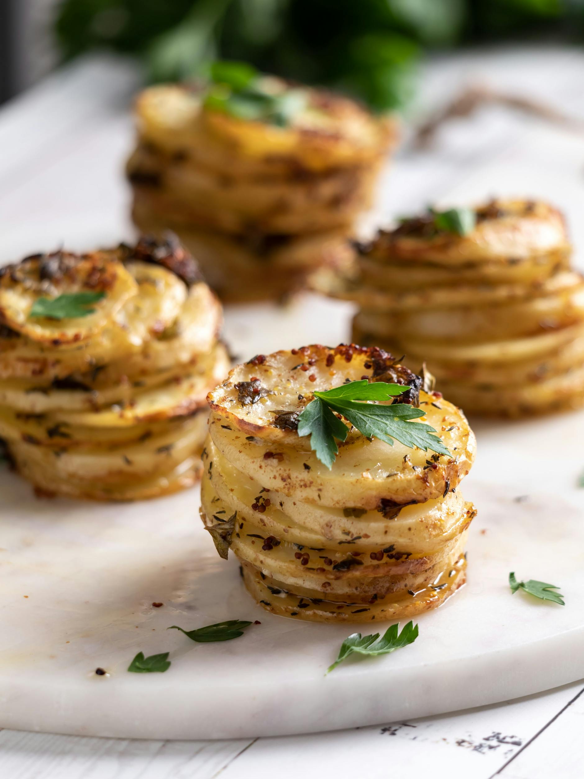 Ob allein oder als Beilage: Dieses Rezept für Potato Stacks ist etwas für echte Genießer.