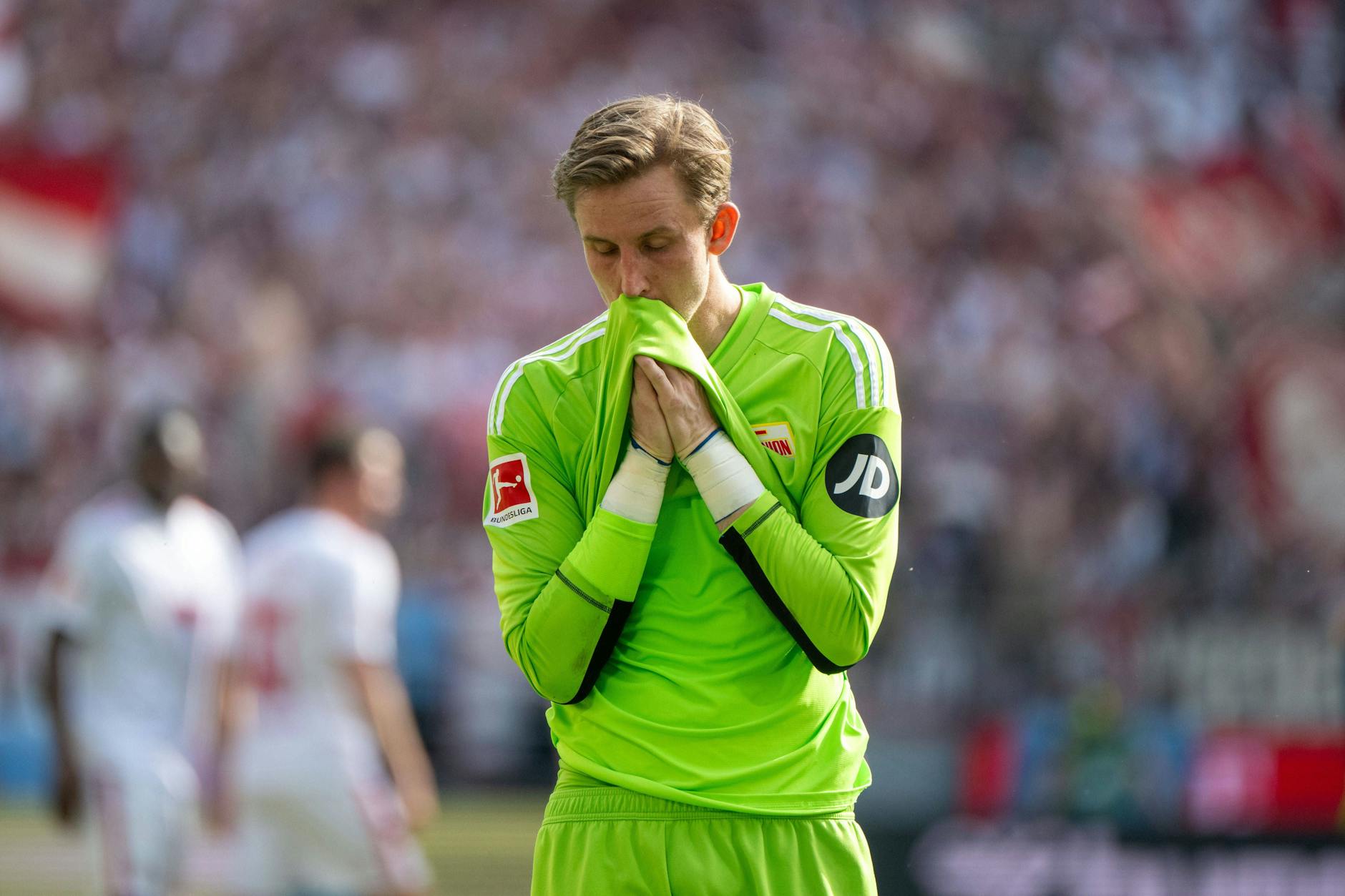 Emotionen sieht man von Frederik Rönnow während und nach Spielen des 1. FC Union Berlin nur selten. Der Däne hat sich sehr gut im Griff.