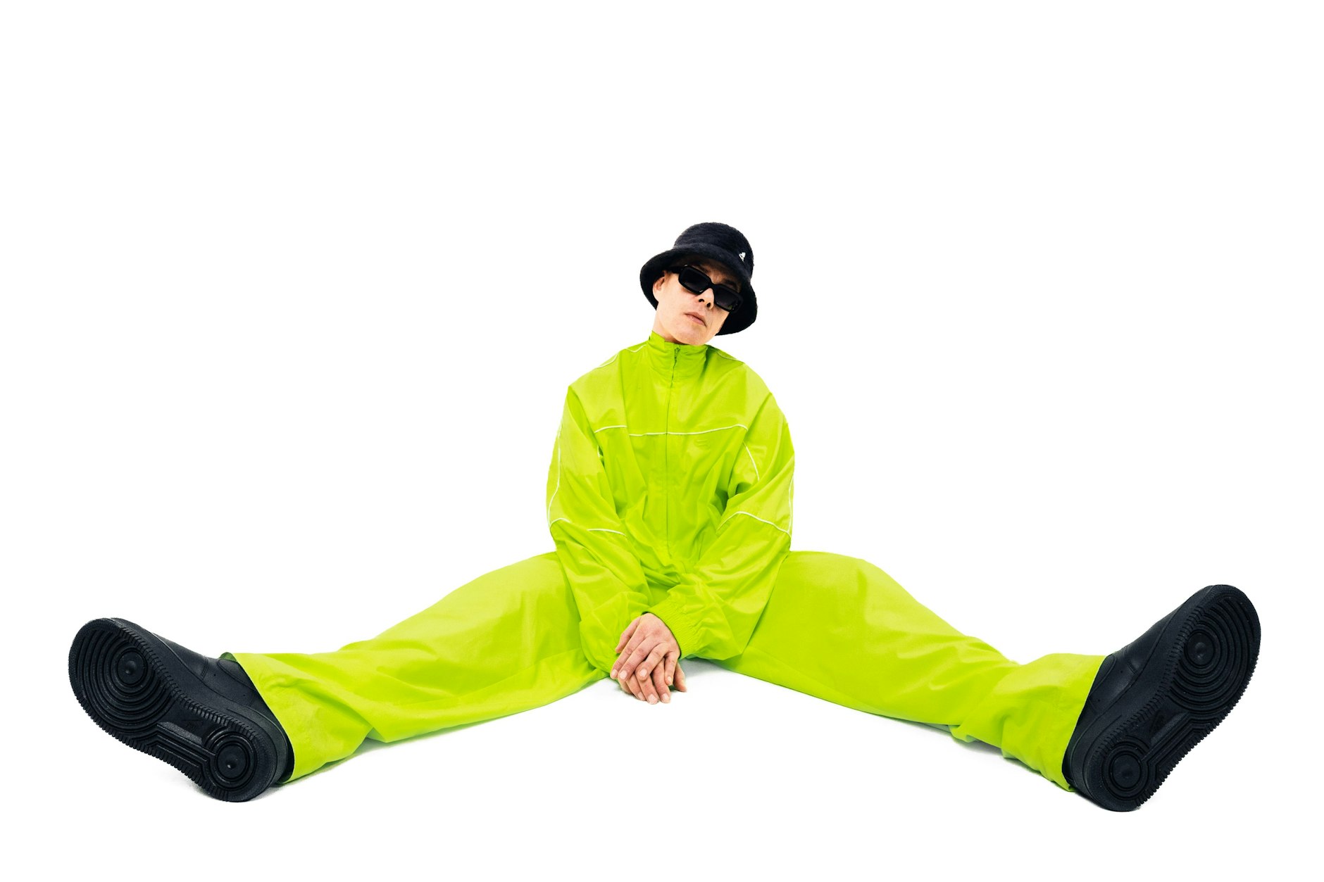 Knallgelb und mit Sonnenbrille: Stefan Richter alias Trettmann