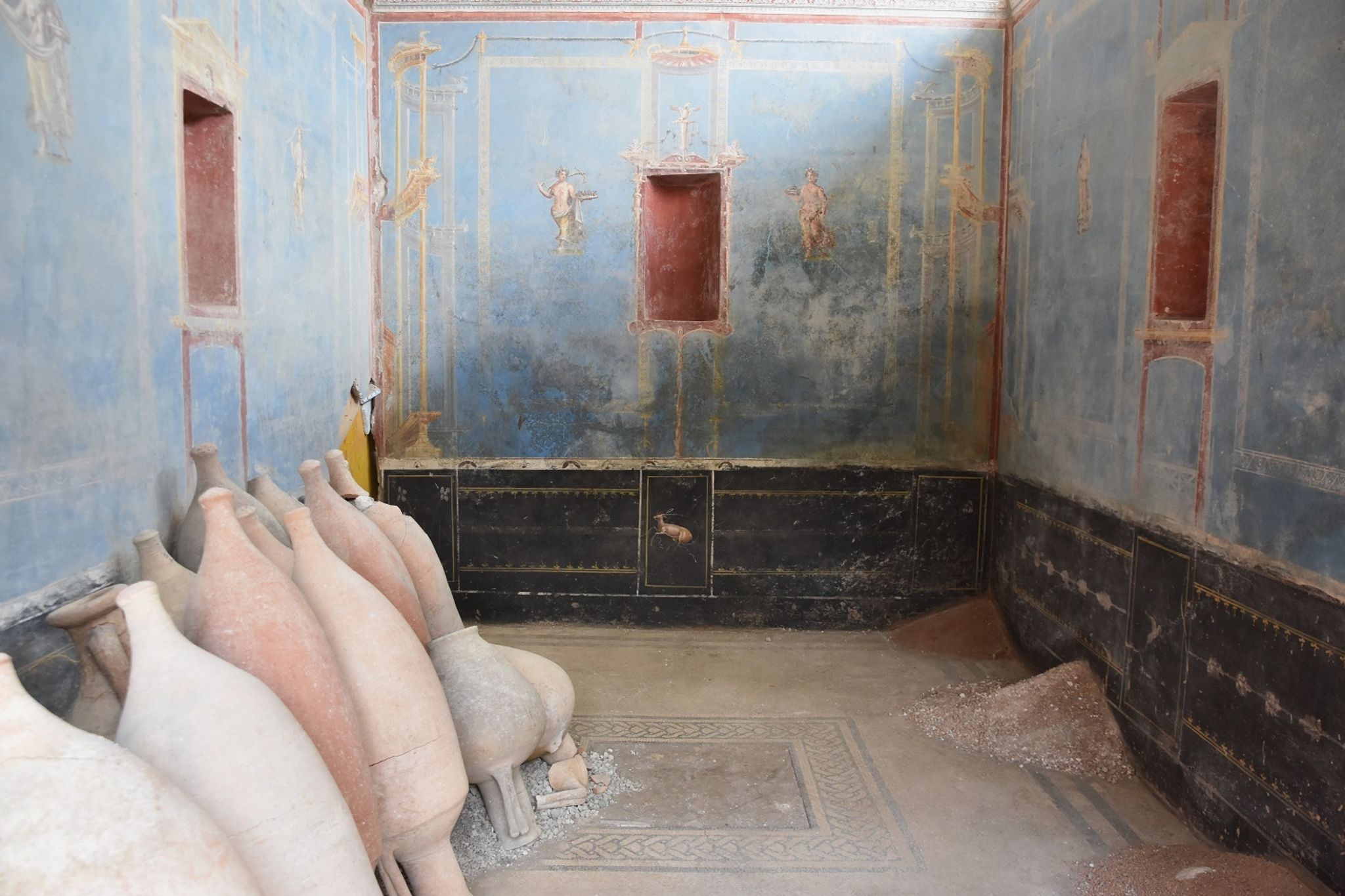 Image - Blauer Raum für Rituale in Pompeji freigelegt