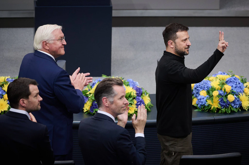 Newsblog zur Ukraine-Konferenz in Berlin: Selenskyj: „Das geteilte Deutschland war niemals glücklich“