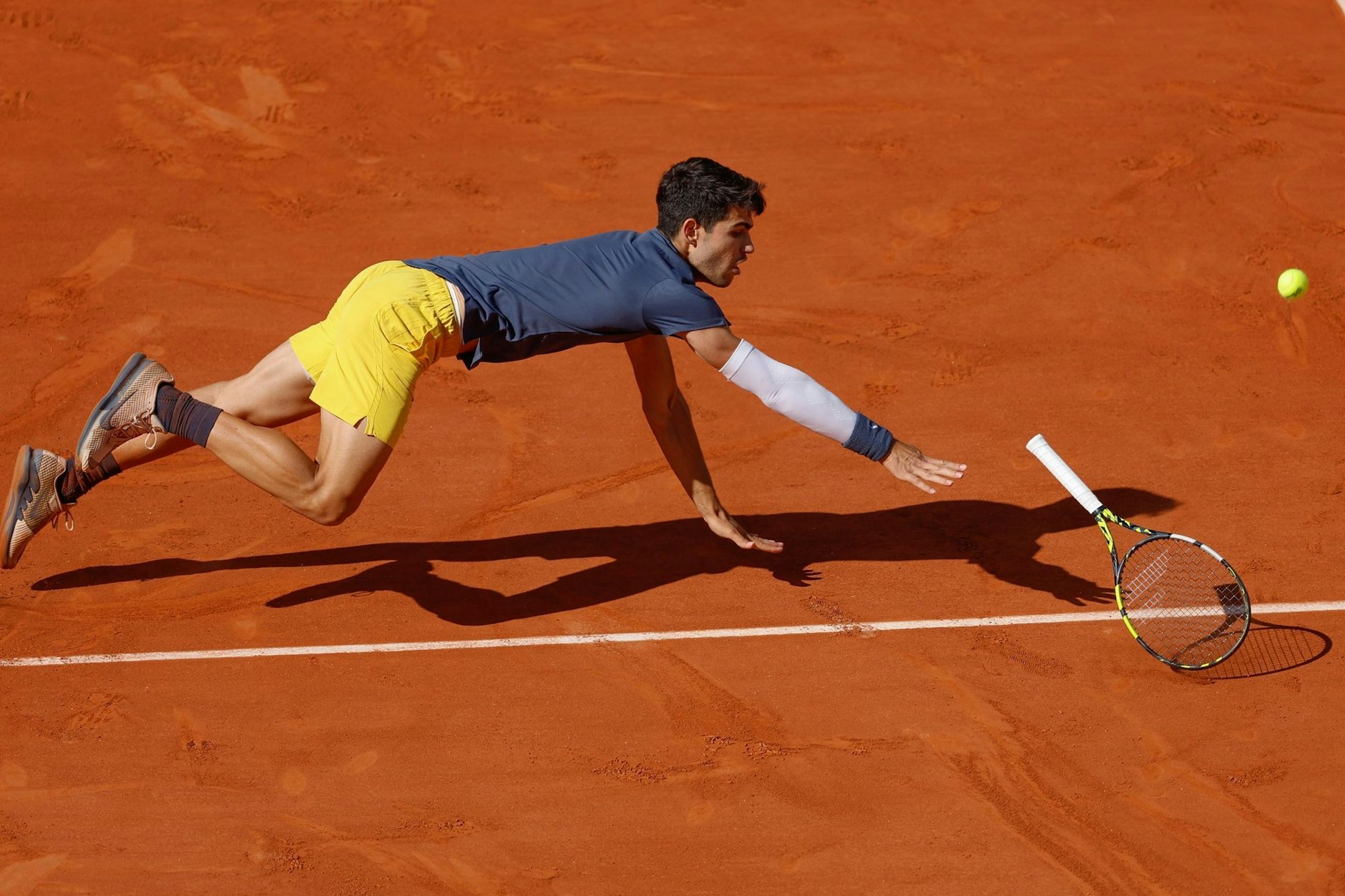 Carlos Alcaraz und Alexander Zverev lieferten sich eine umkämpfte Finalpartie über fünf Sätze.  