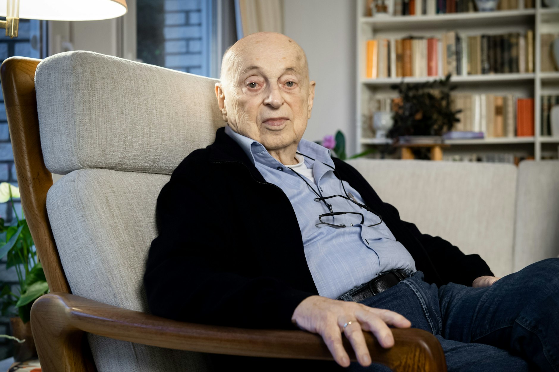 In seinem Haus: Friedrich Wolff kurz vor seinem 100. Geburtstag