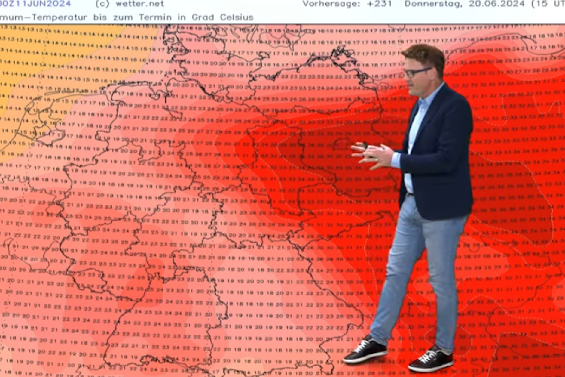 Eine Hitzewelle rollt laut Wetter-Experte Dominik Jung auf Deutschlands Osten zu.