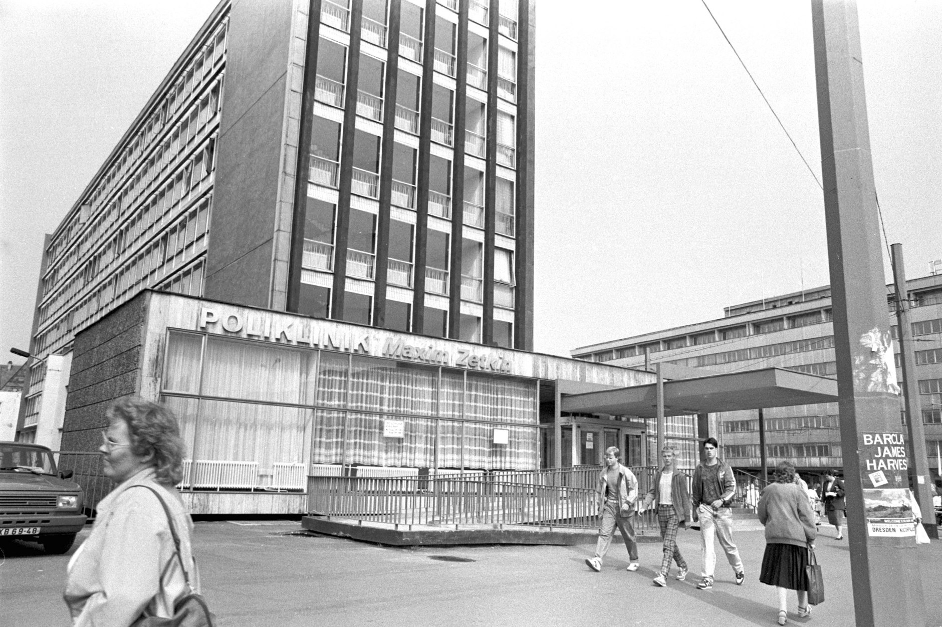 Eine Poliklinik in Chemnitz, 1991