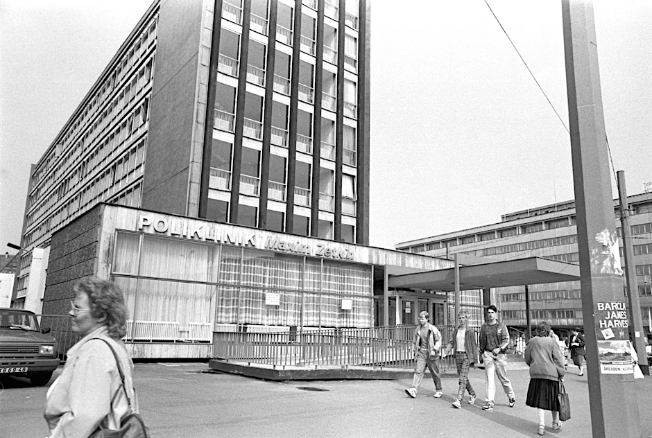 Eine Poliklinik in Chemnitz, 1991