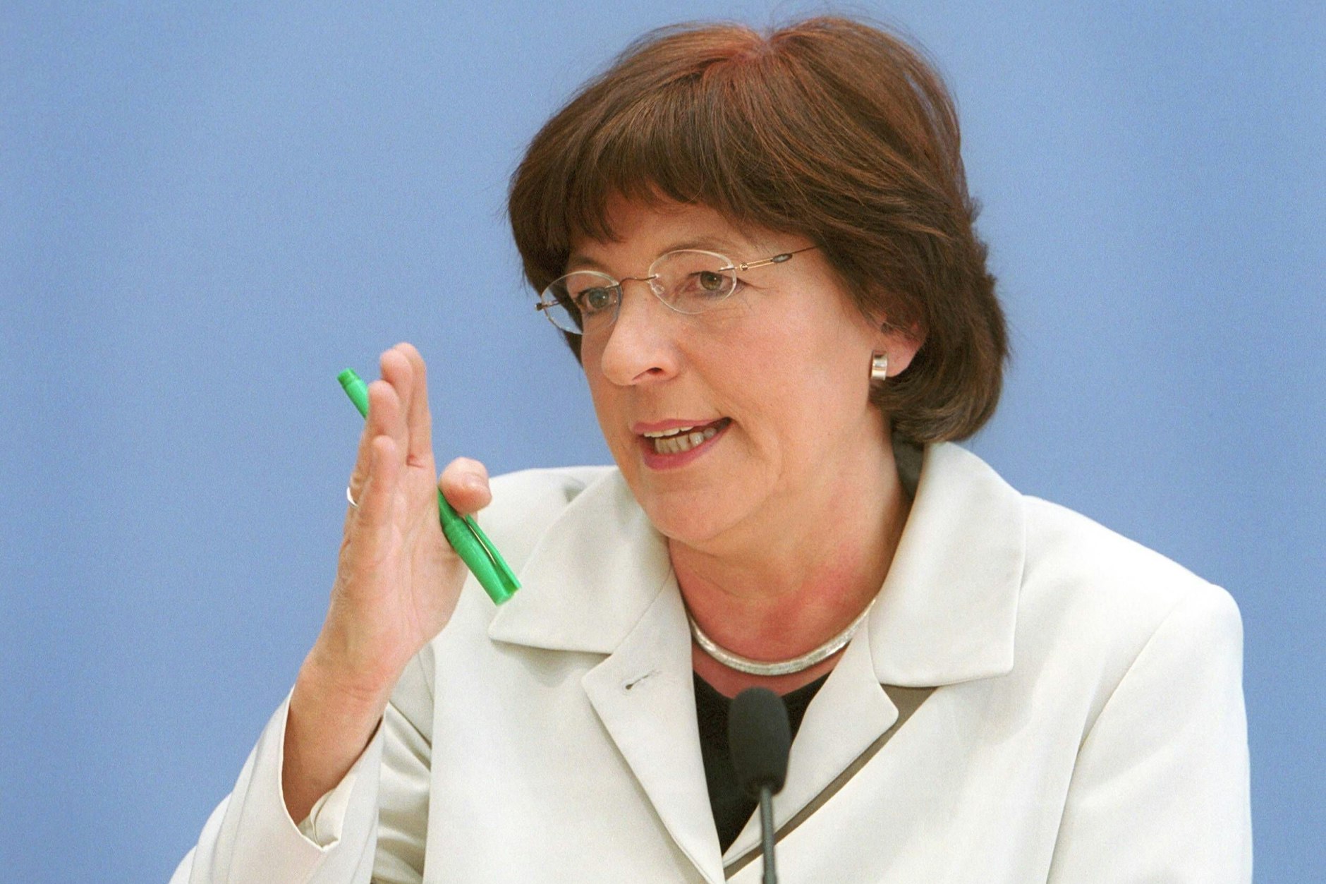 Ulla Schmidt als Gesundheitsministerin, 2001
