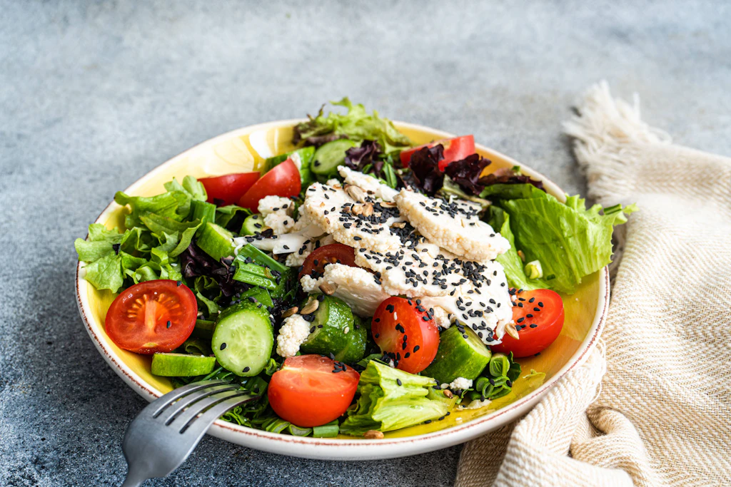 Rezept für Schlank-Salat: Leicht, lecker und sättigend