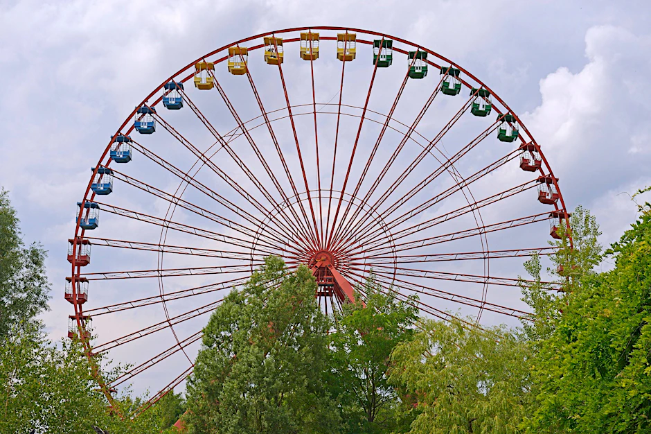 Das Riesenrad im Spreepark wurde schon 2021 abgebaut. Nun werden Teile saniert und wiederverwendet.&nbsp;