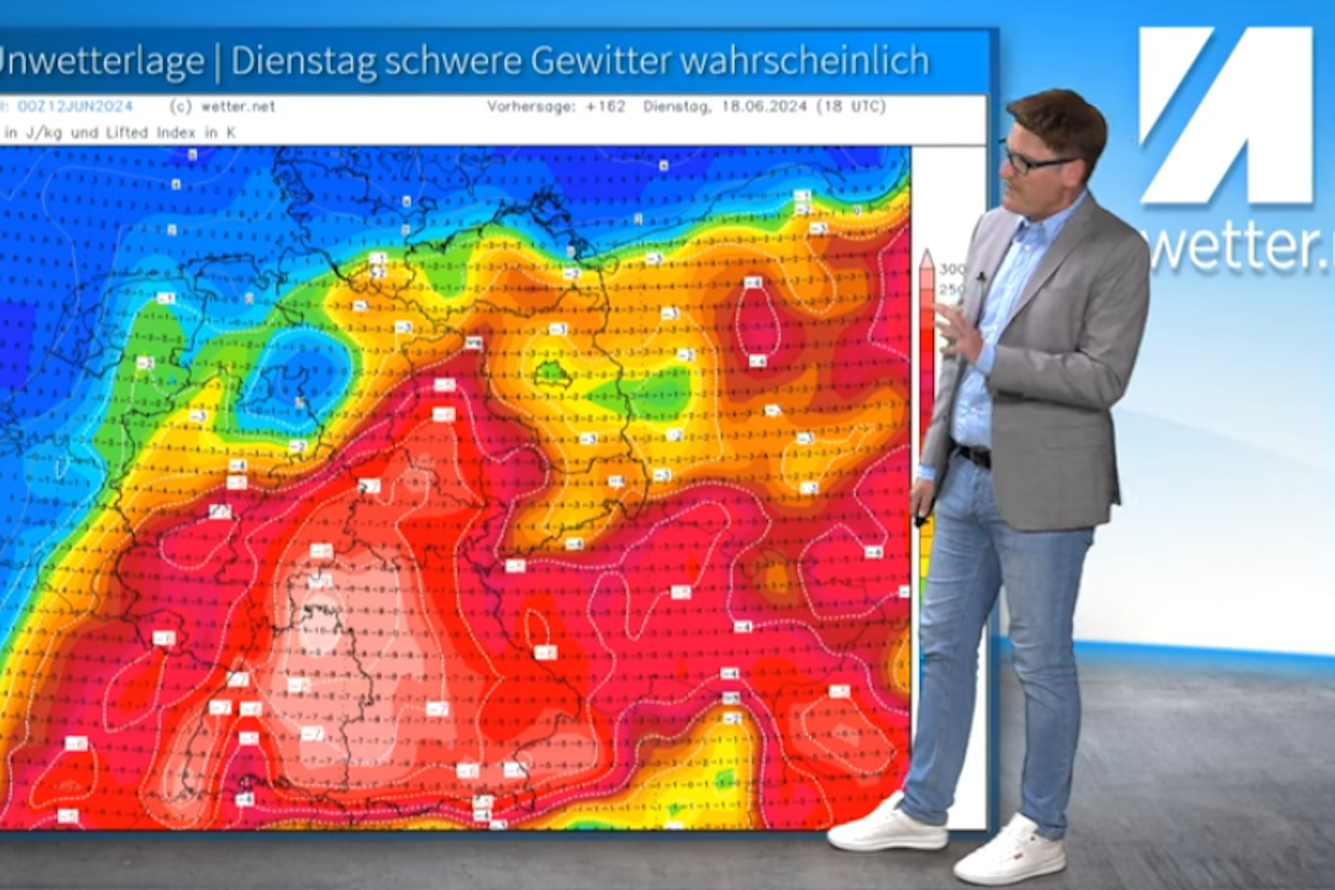 Nächste Woche kommen wieder heftige Unwetter auf Deutschland zu, weiß Wetter-Experte Dominik Jung.