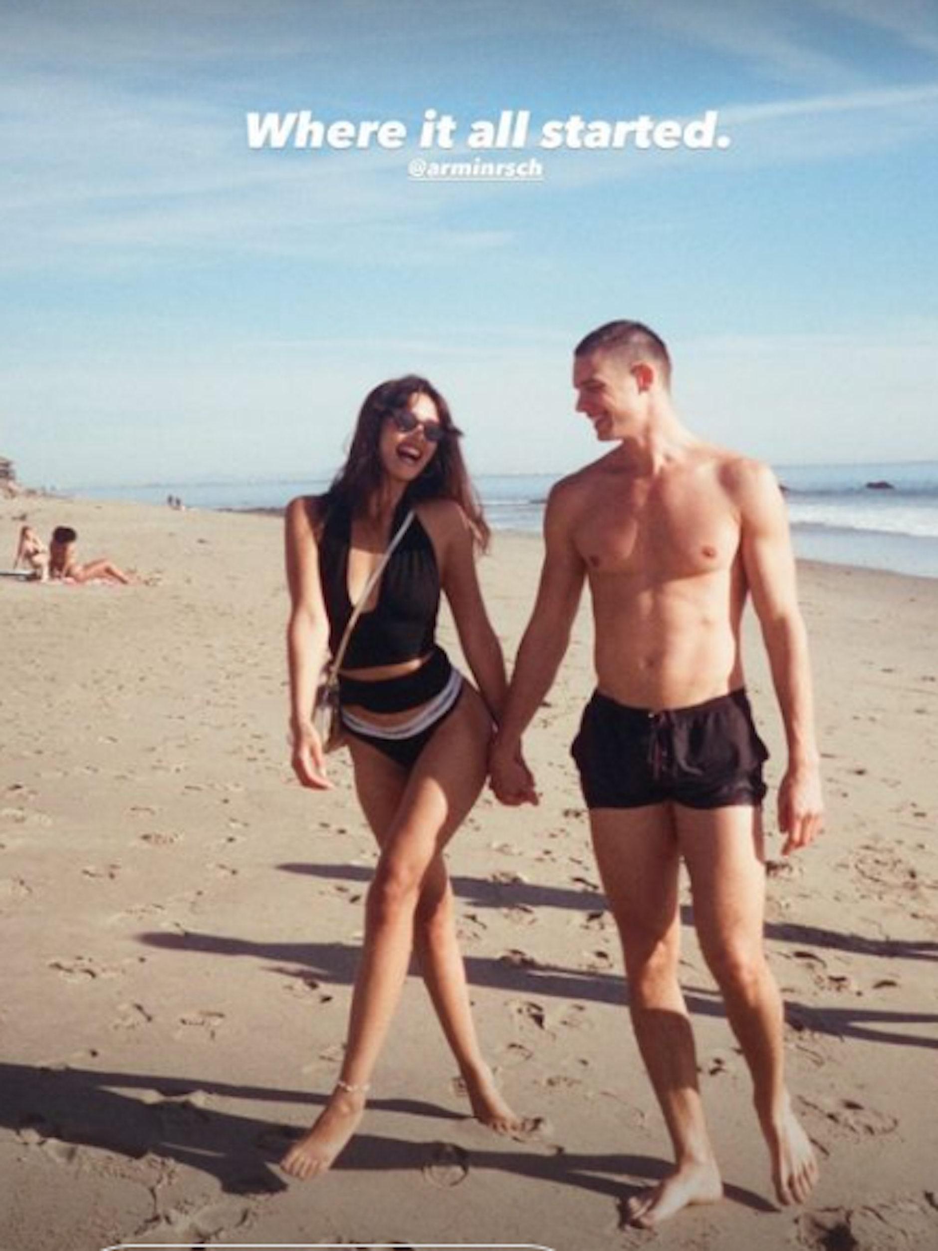 Dieses süße Pärchen-Foto postete Armin auf Instagram.