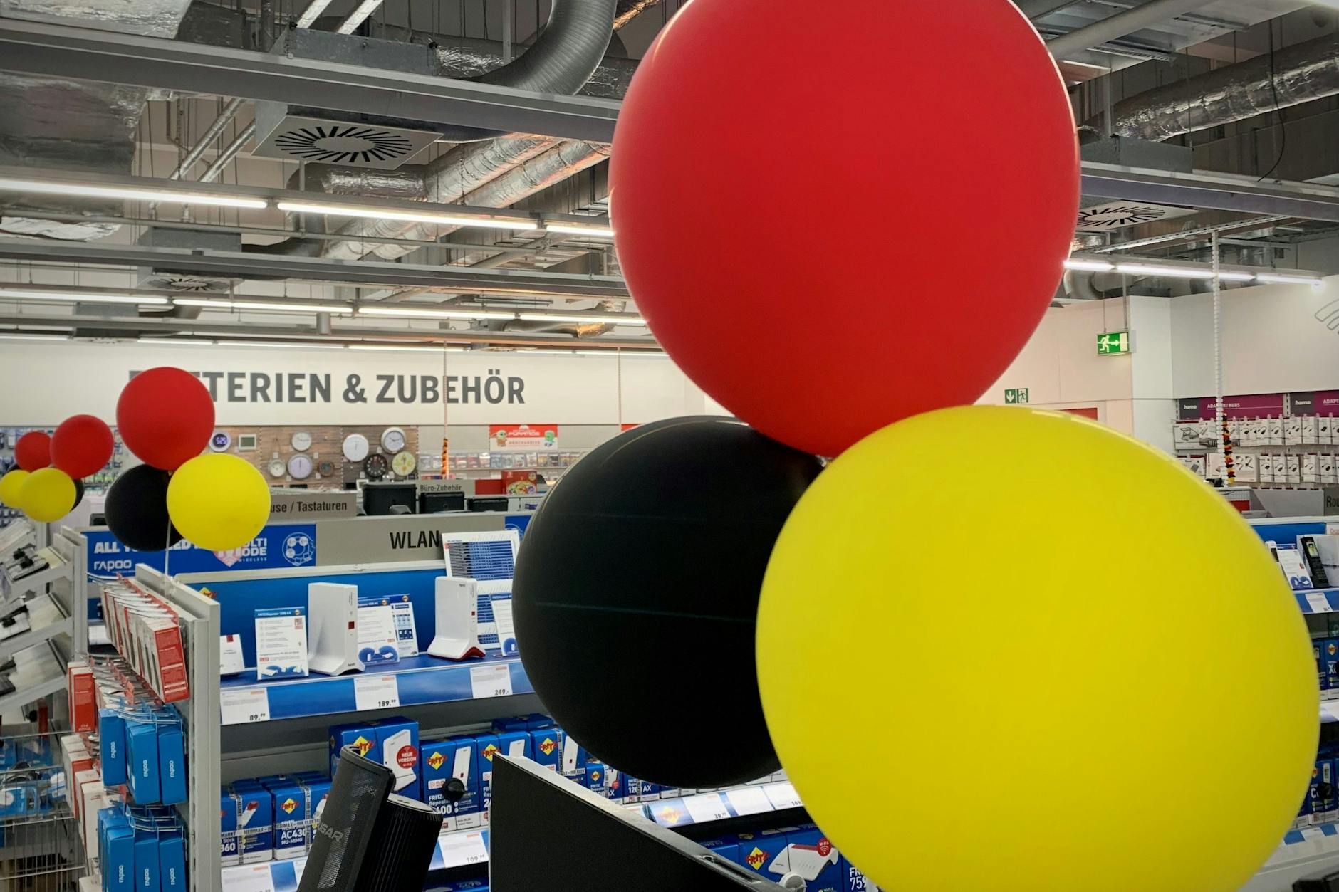 Seltenheit: Nur die wenigsten Läden haben sich auf die EM vorbereitet.