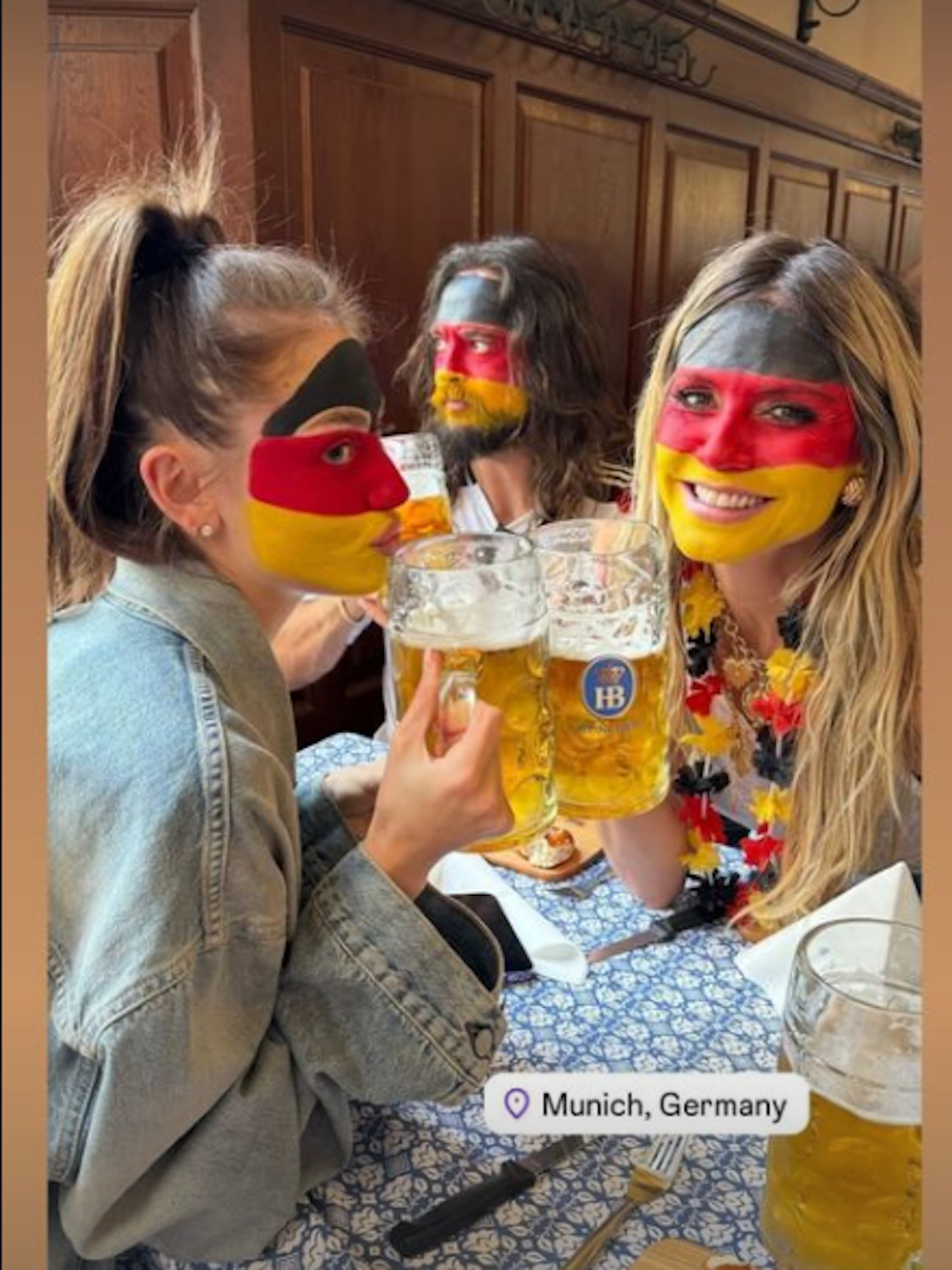 Die Familie Klum/Kaulitz hat ihren Spaß.
