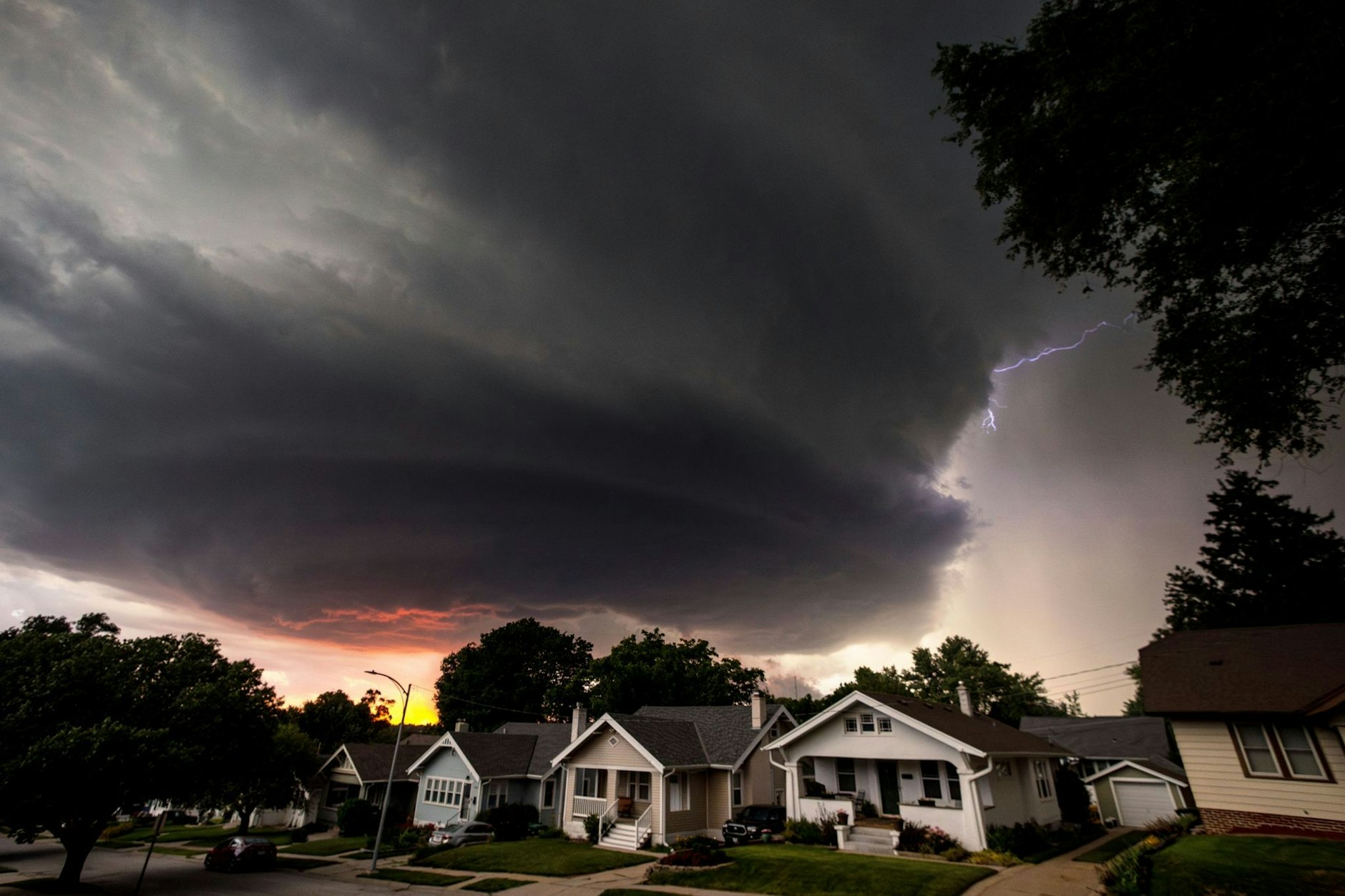 Schwere Gewitter sind kommend Woche in Deutschland wahrscheinlich.