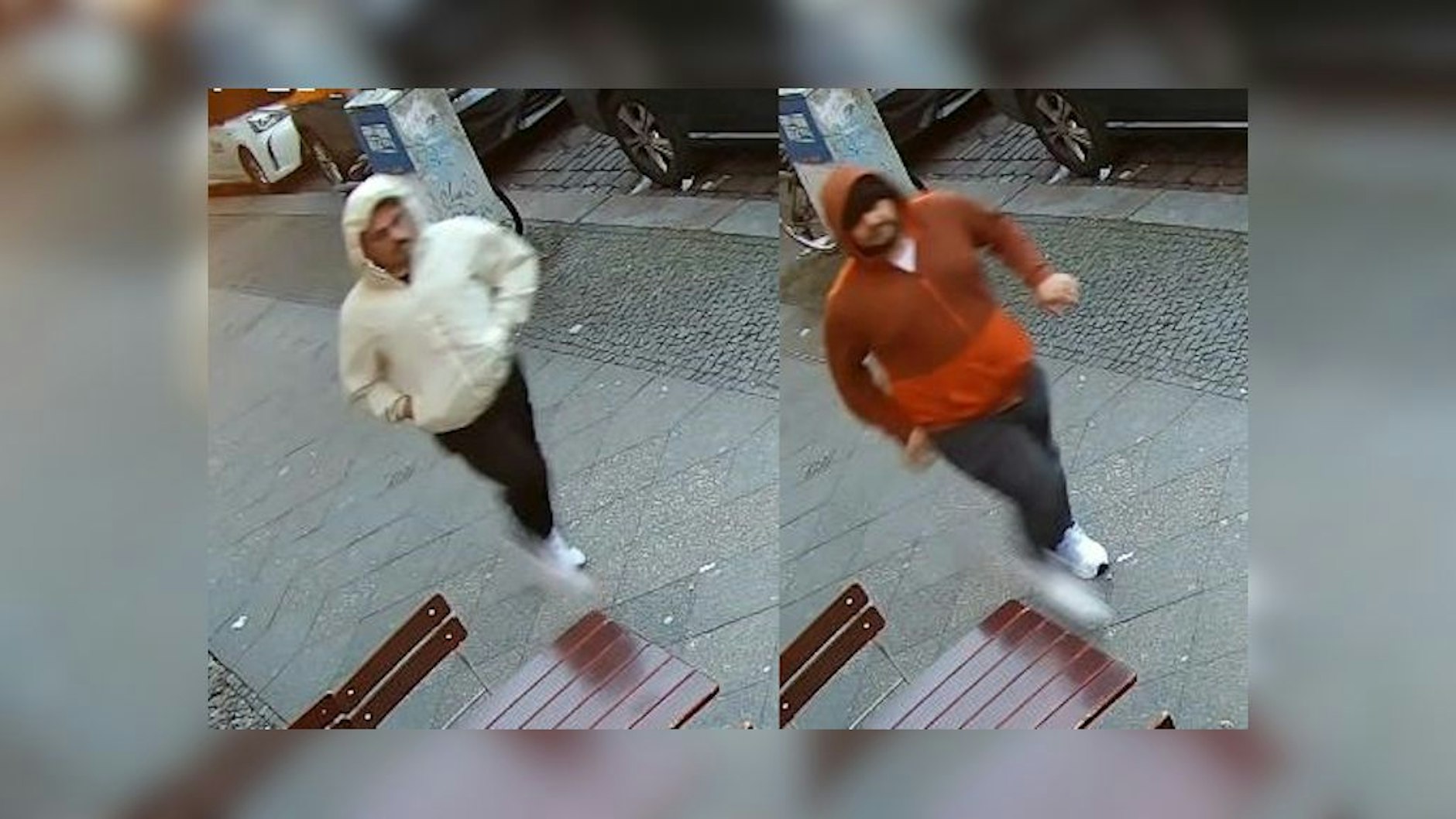 Wer kennt diese Männer und kann der Polizei Hinweise geben?
