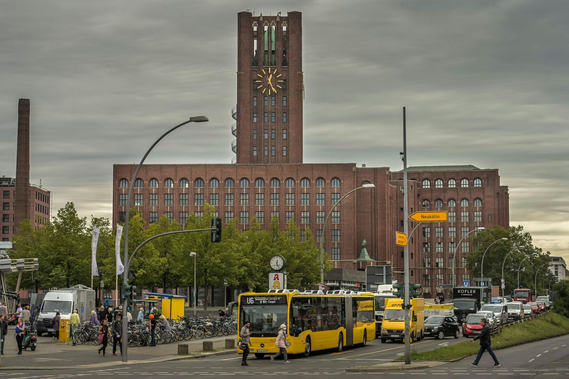 Die Ullsteinstraße in Berlin-Mariendorf.
