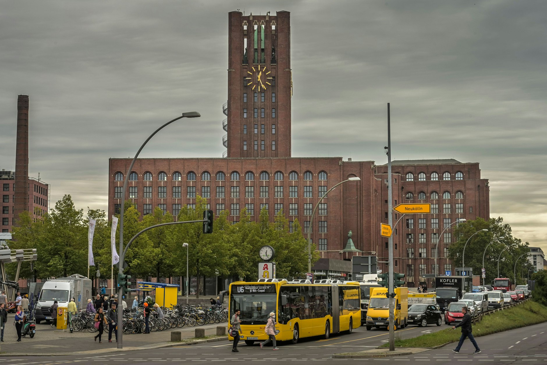 Die Ullsteinstraße in Berlin-Mariendorf.