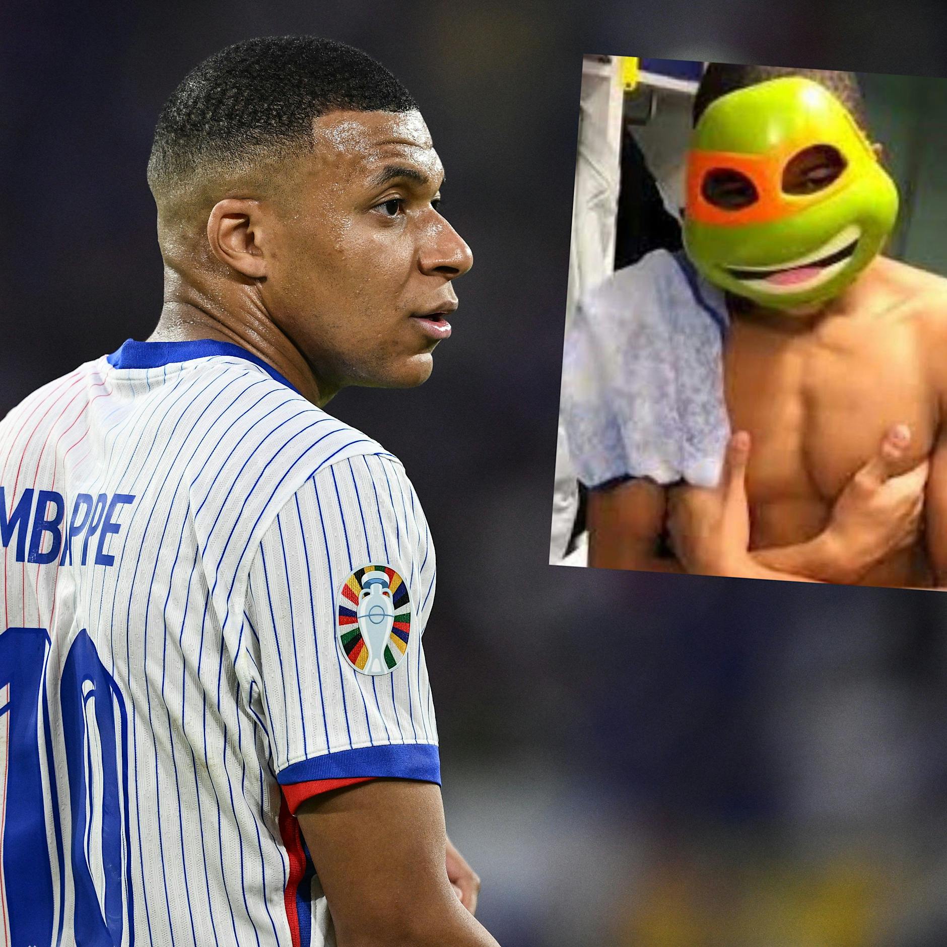 Nach Blut-Drama: Wird Kylian Mbappé jetzt zum Ninja-Turtle?